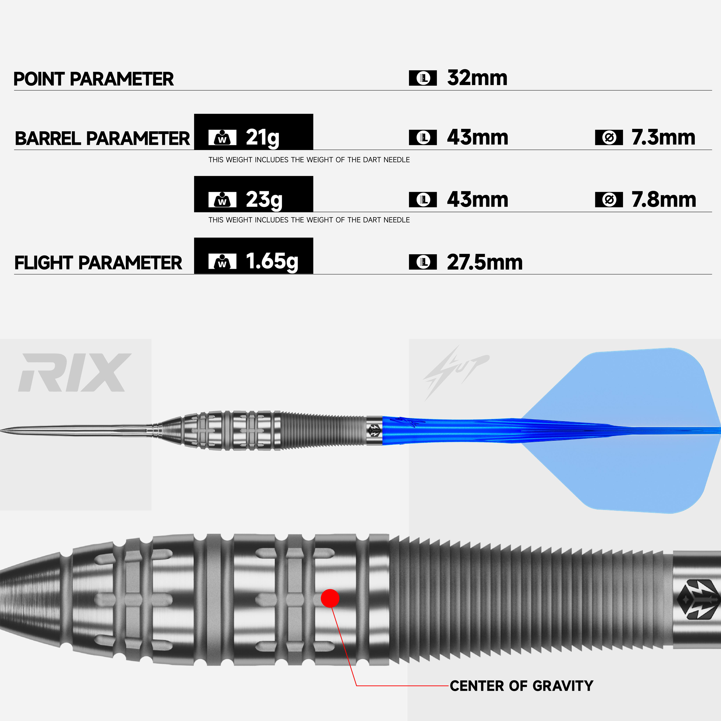 Caliburn - EZ-EVO Rix R5 - Steeldart Caliburn - EZ-EVO Rix R5 - Steeldart
