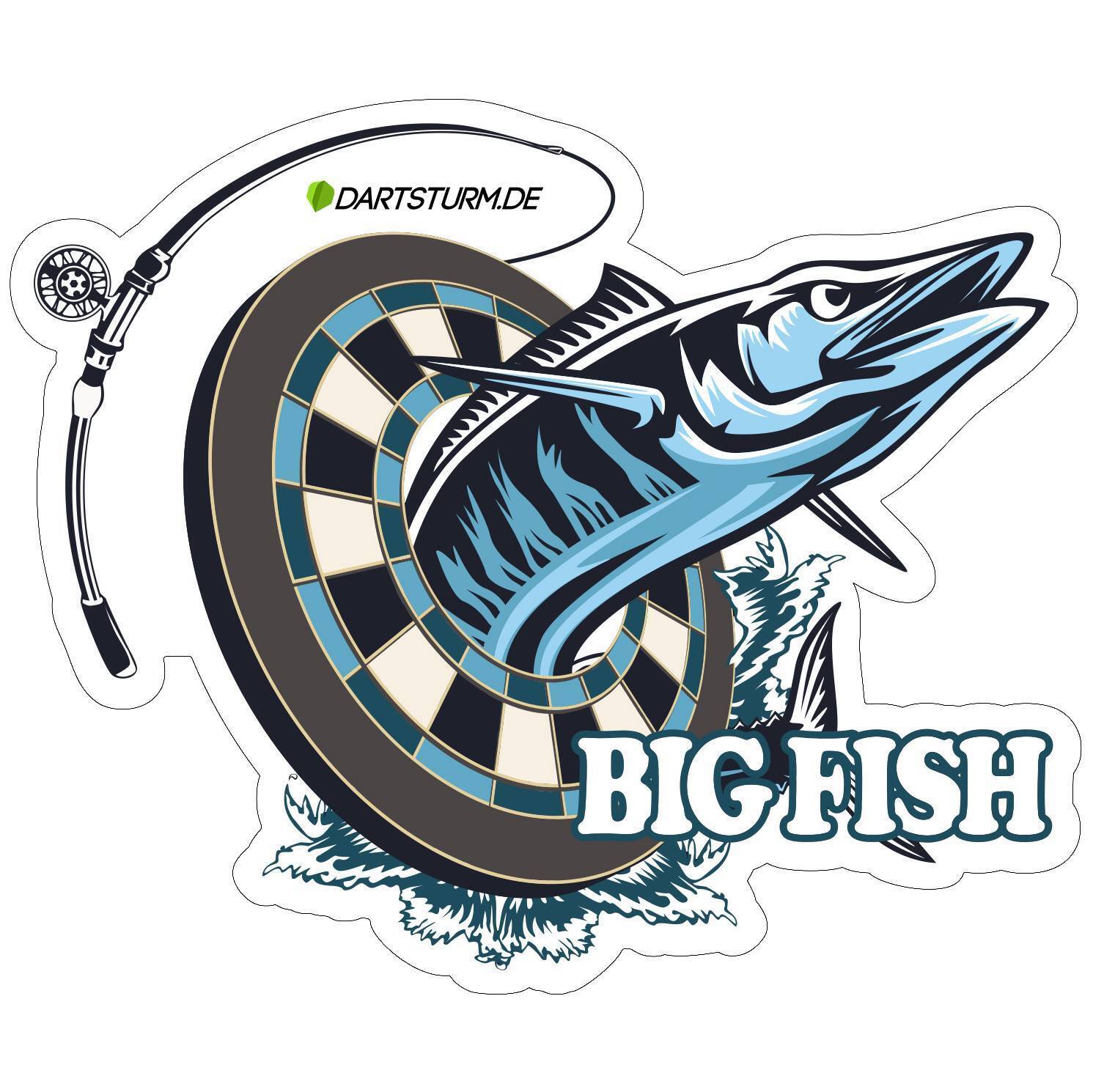 DartSturm-de-Big-Fish-Sticker DartSturm - Dartsticker