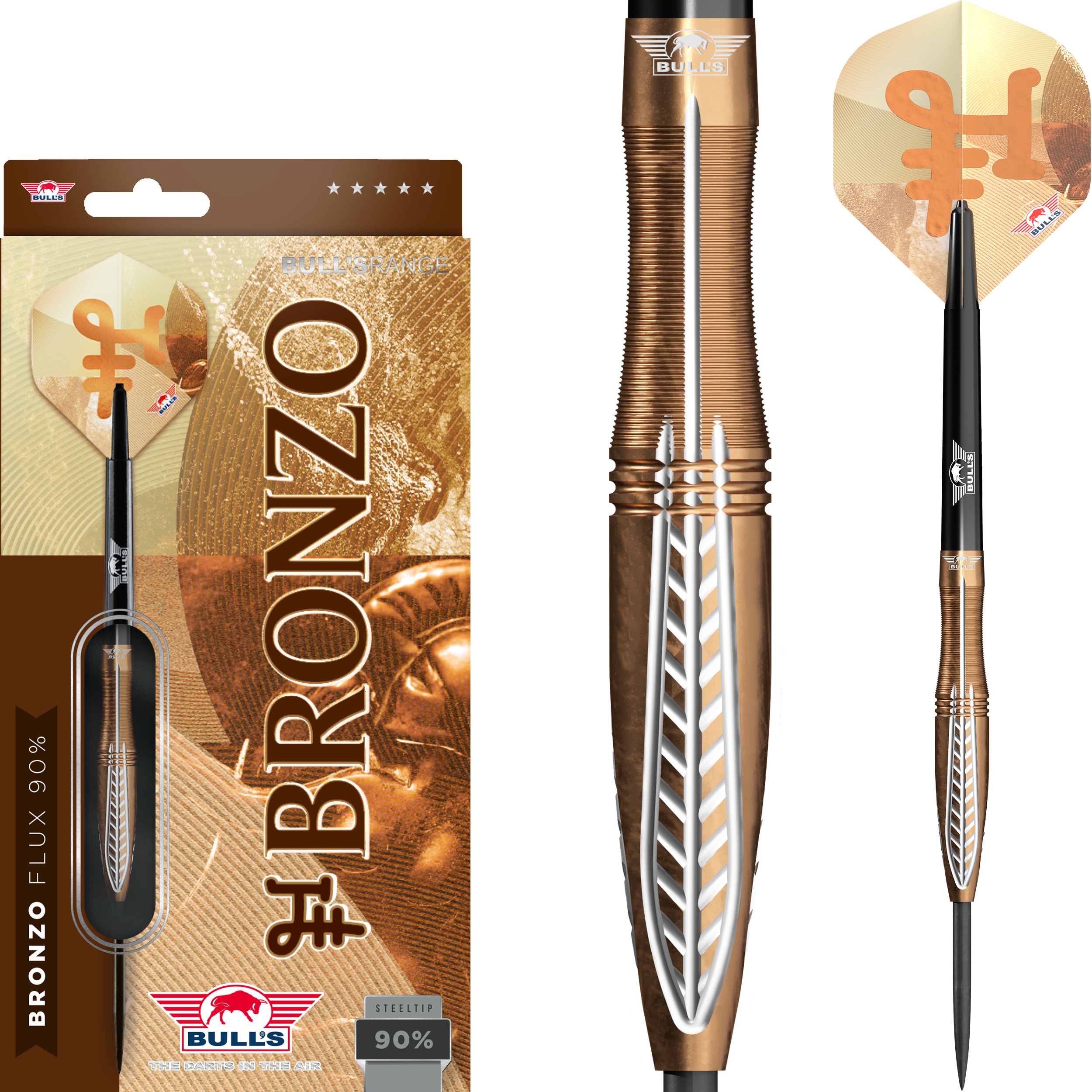 Bull's NL - Bronzo Flux - Steeldart Bull's NL - Bronzo Flux - Steeldart