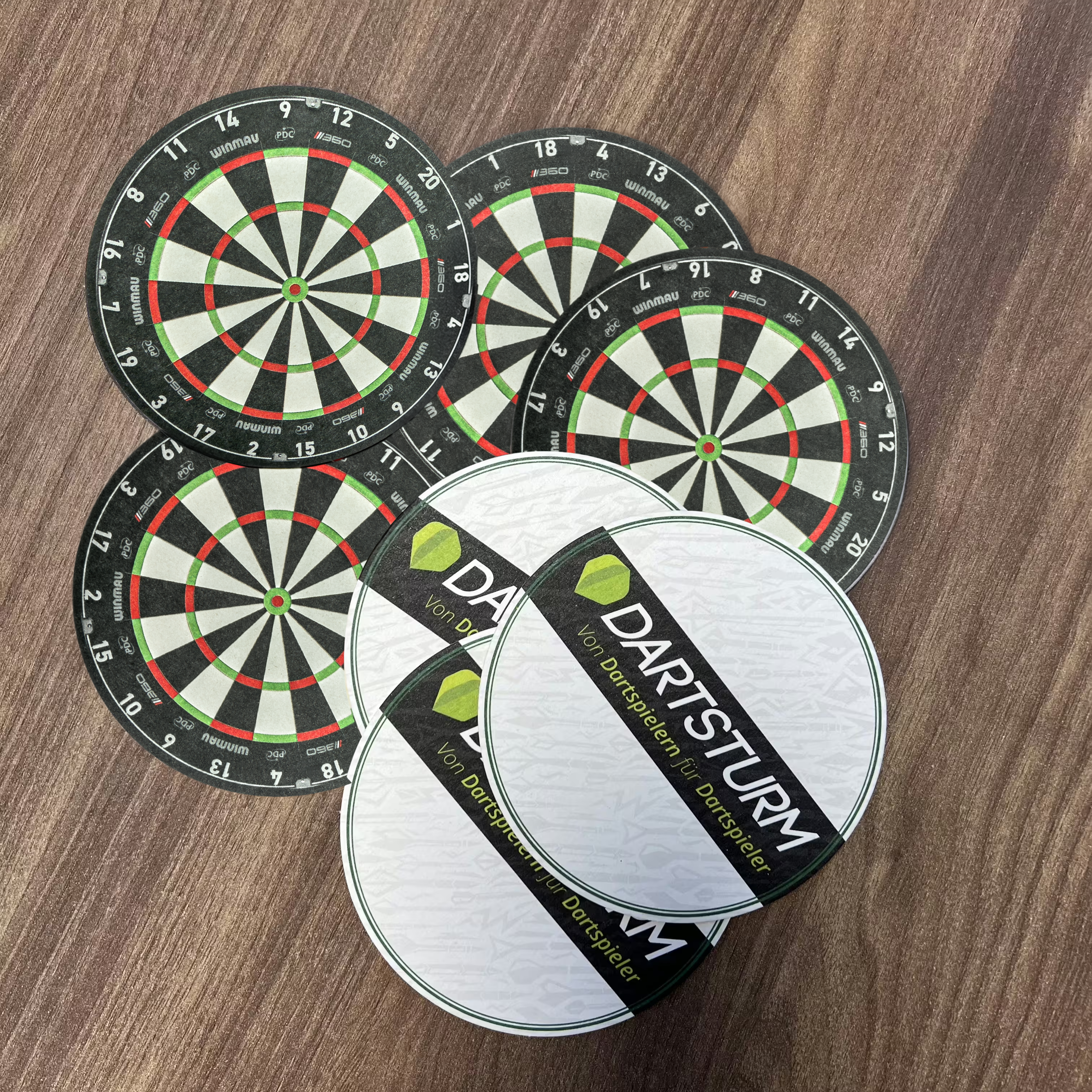 DartSturm - Blade 360 PDC Getränkeuntersetzer 