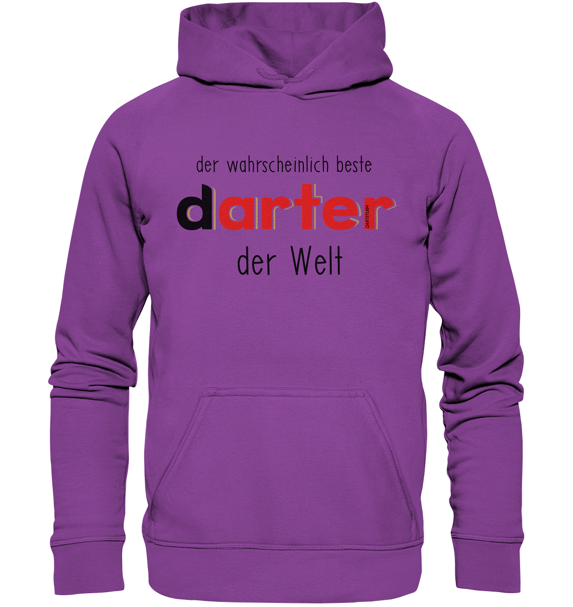 DartSturm - Der wahrscheinlich beste darter der Welt Schwarz - Basic Unisex Hoodie DartSturm - Der wahrscheinlich beste darter der Welt Schwarz - Basic Unisex Hoodie