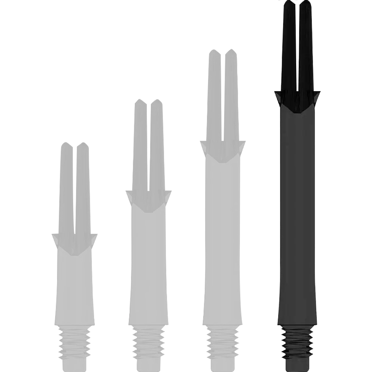 L-Style - L-Shaft Lock Straight - Schwarz Klar L-Style - L-Shaft Lock Straight - Schwarz Klar