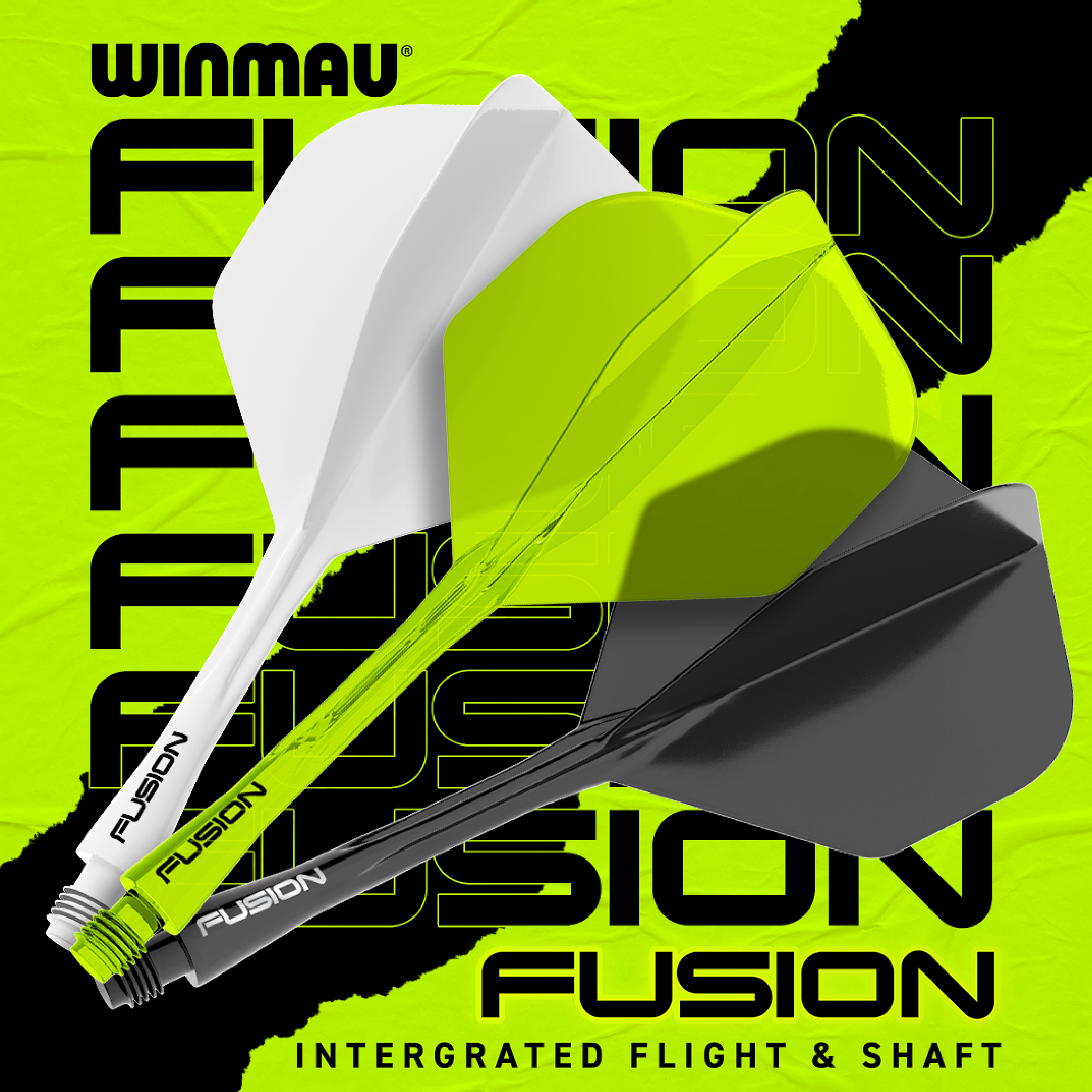 Winmau - Fusion Flightsystem - Gelb