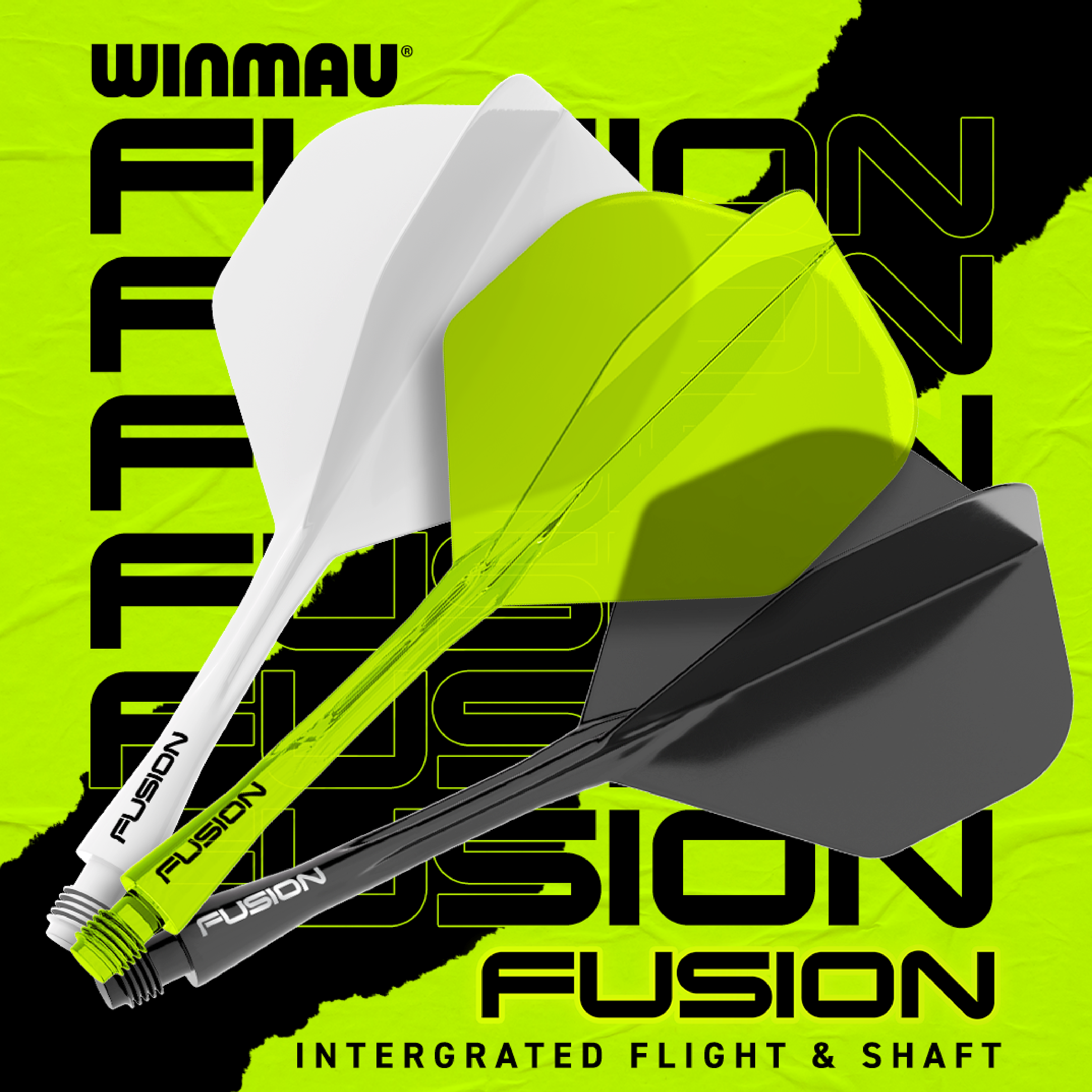 Winmau - Fusion Flightsystem Gelb - No2 Winmau - Fusion Flightsystem Gelb - No2