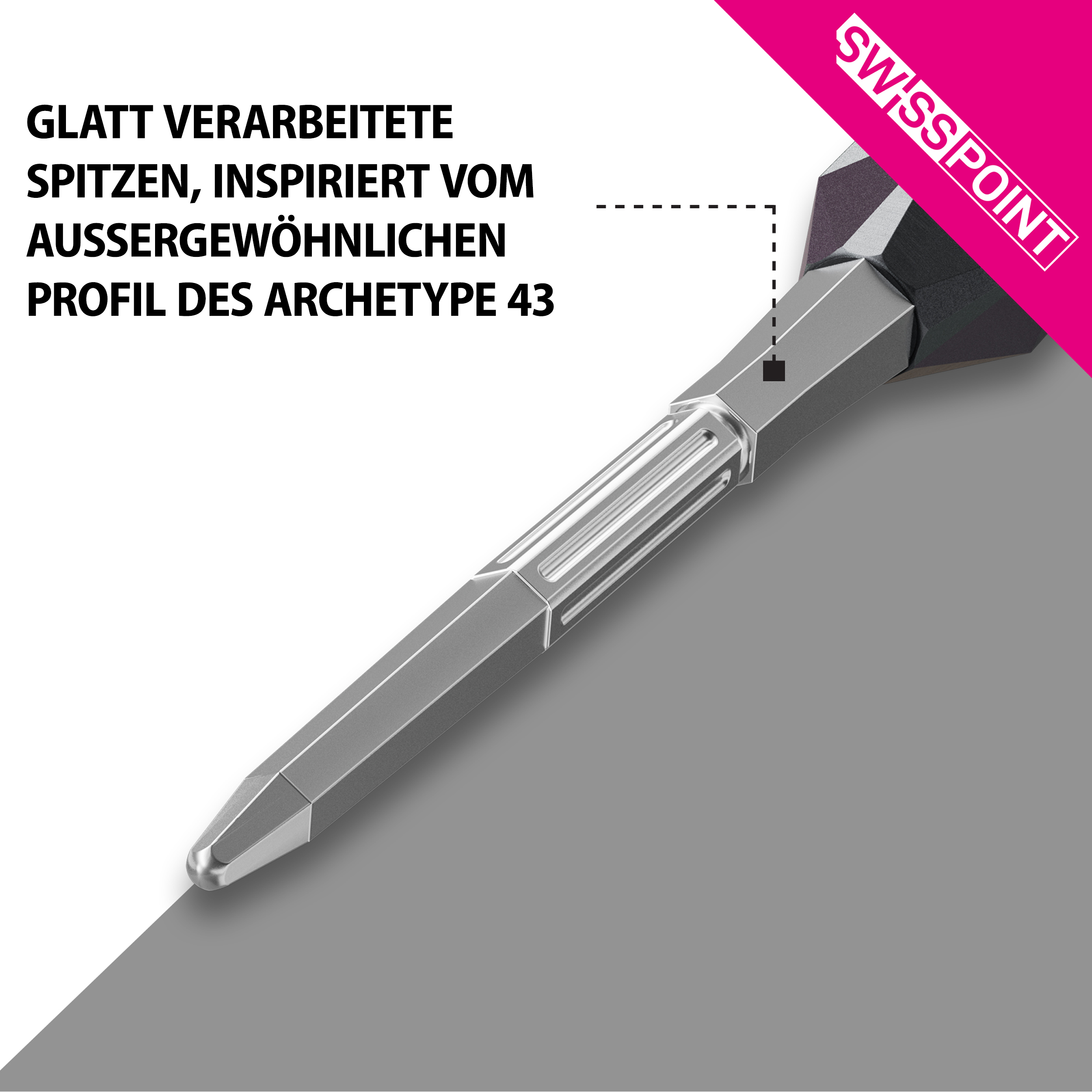Target - Swiss Point Storm Signature Elysian Archetype 43 - Silber Target - Swiss Point Storm Signature Elysian Archetype 43 - Silber