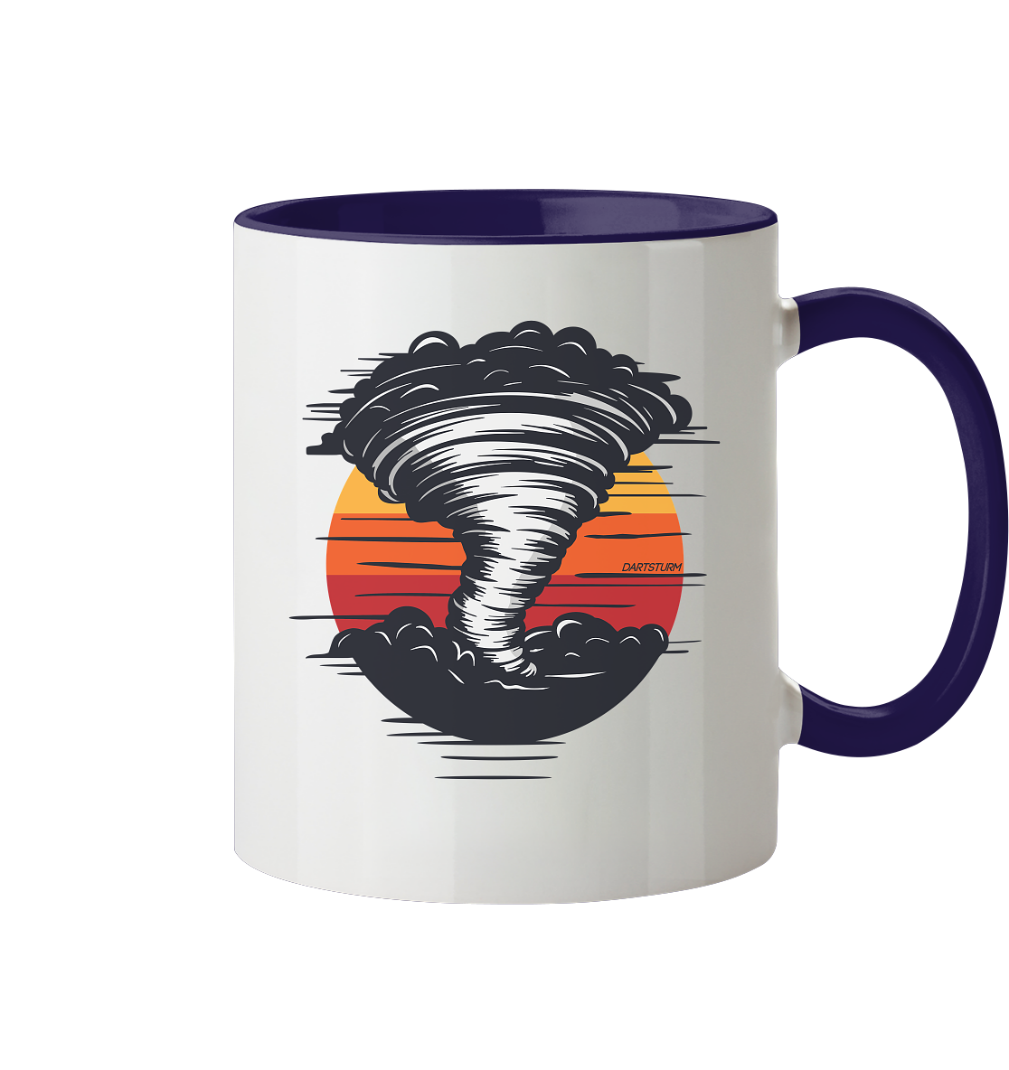 DartSturm - Twister - Tasse zweifarbig