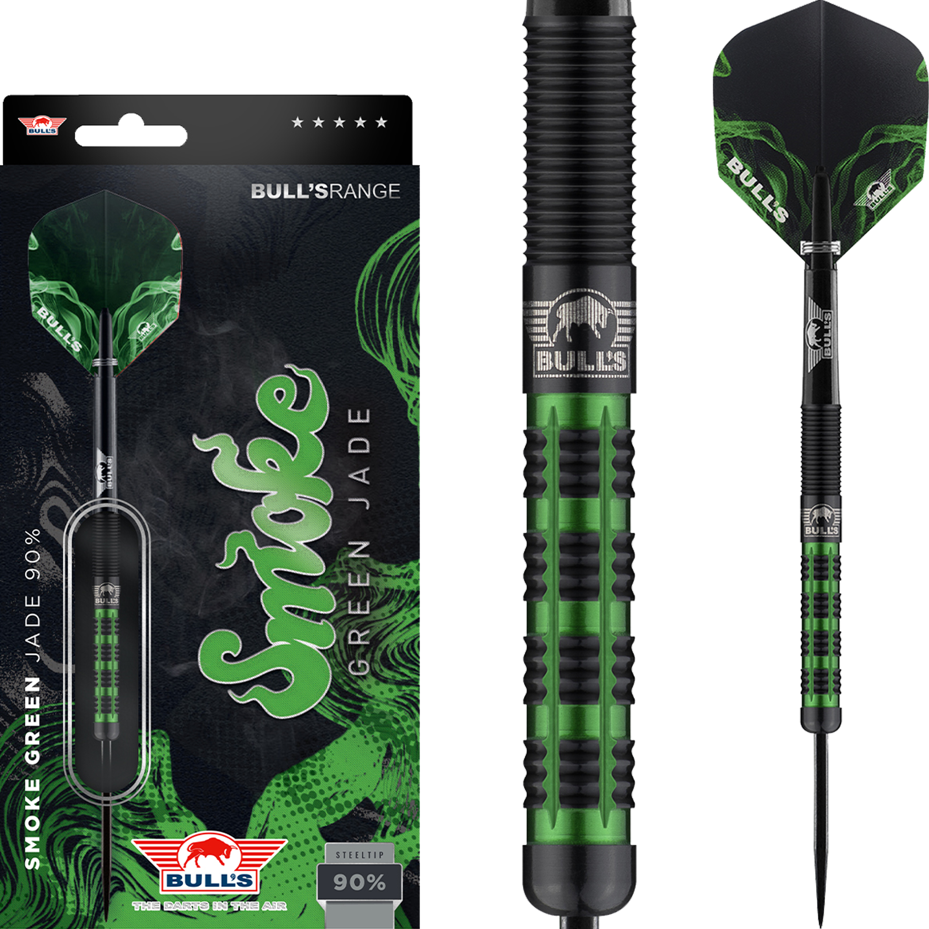 Bull-s-NL-Smoke-Green-Steeldart-Collage Bull's NL - Smoke Green - Steeldart