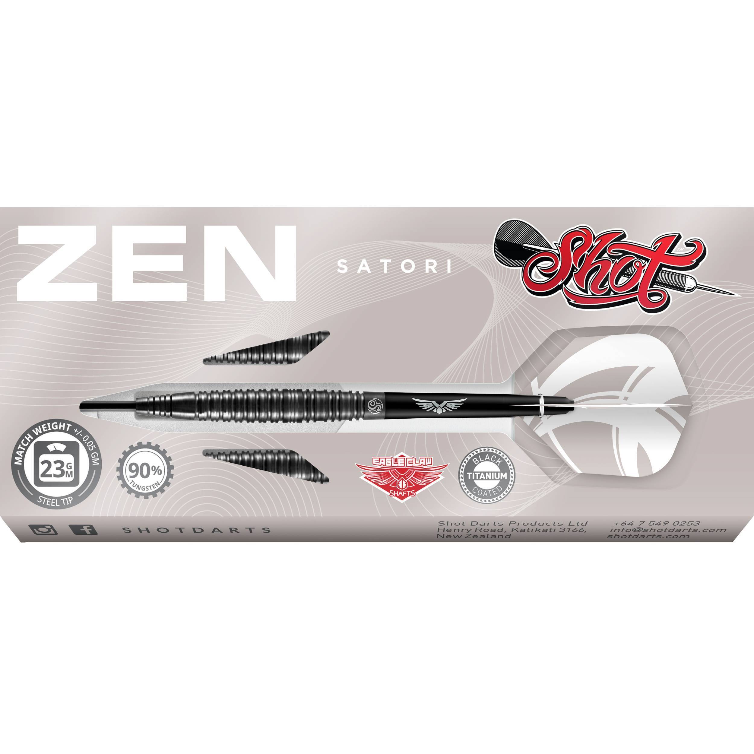 Shot-Zen-Satori-Steeldart-Verpackung Shot - Zen Satori - Steeldart
