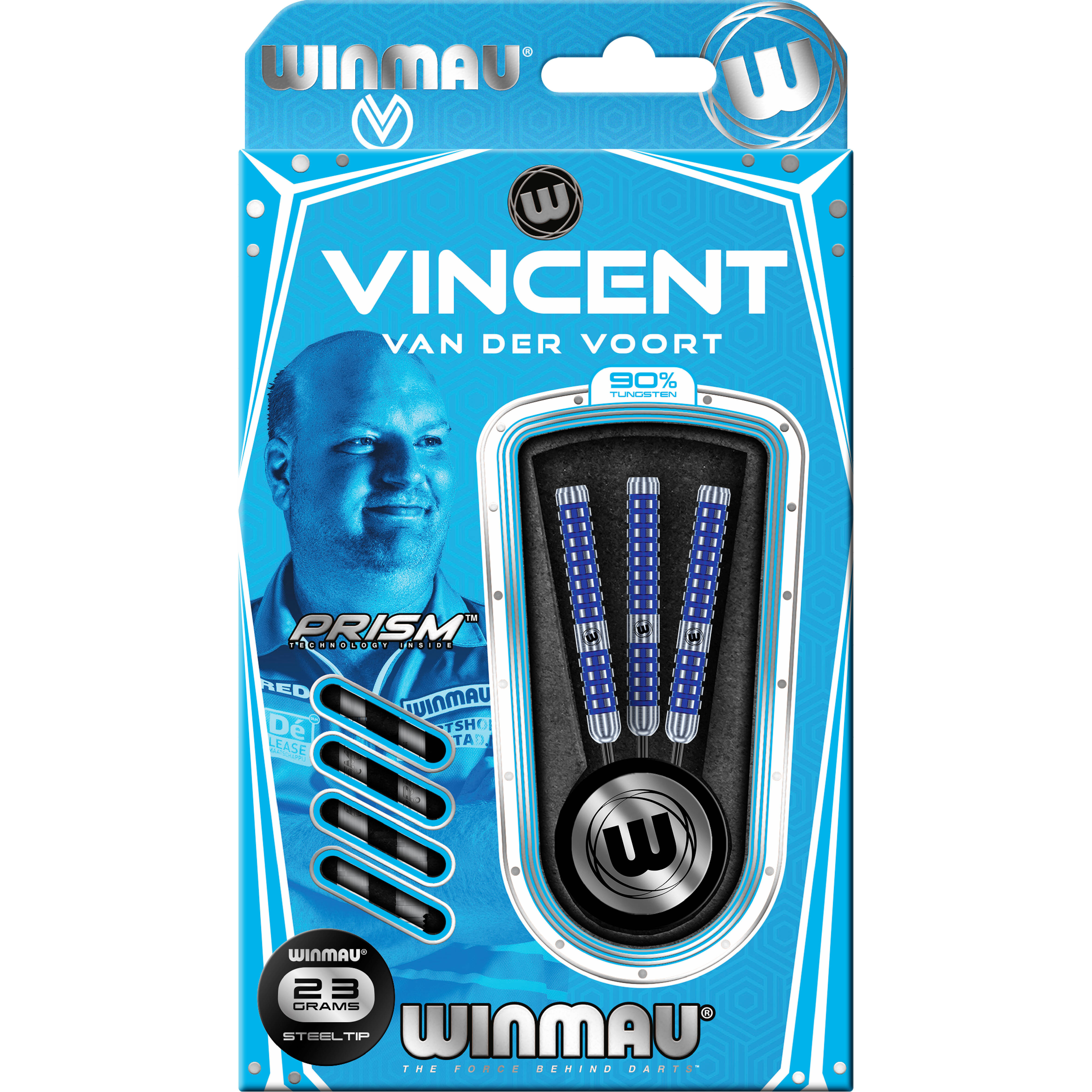 Winmau-Vincent-Van-Der-Voort-Steeldart-Verpackung Winmau - Vincent van der Voort - Steeldart