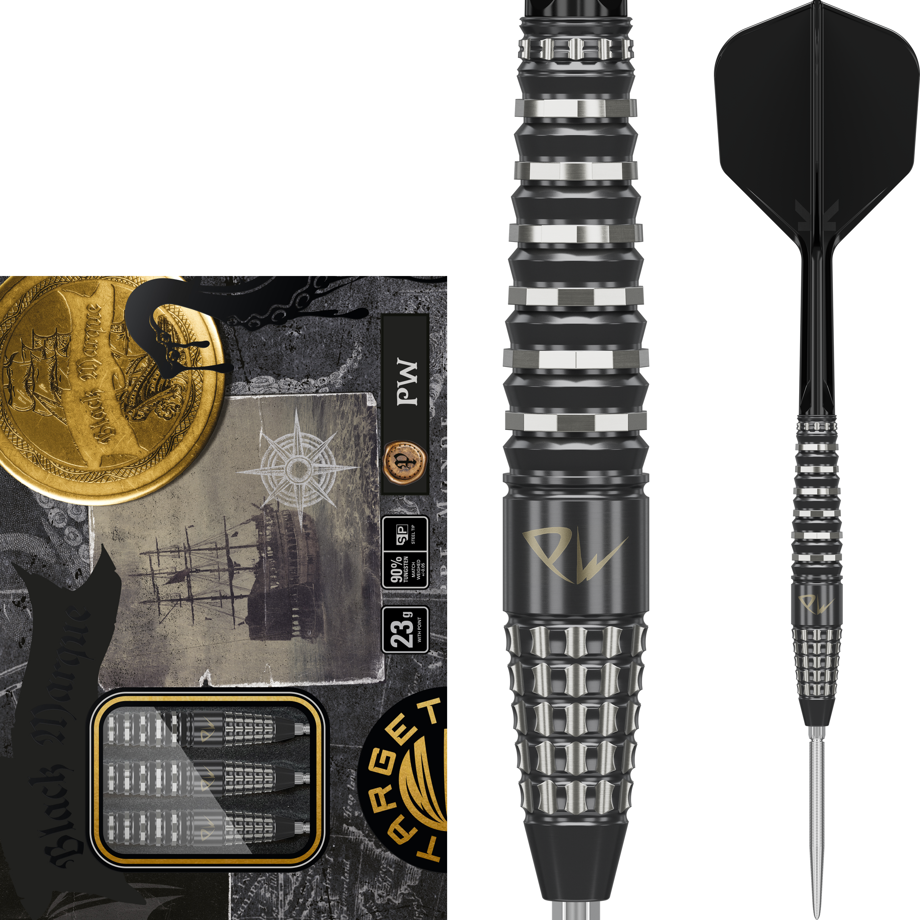 Target Japan - Swiss Point - Black Marque PW - Steeldart