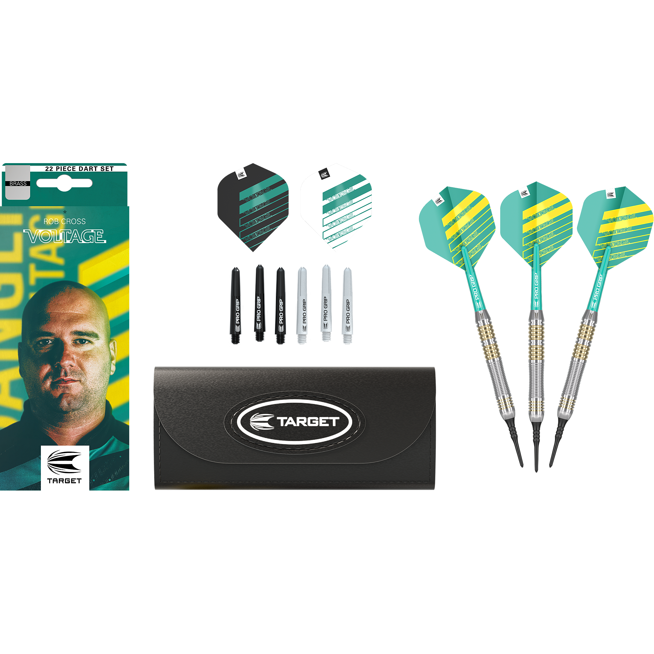 Target - Rob Cross Brass - Softdart Target - Rob Cross Brass - Softdart
