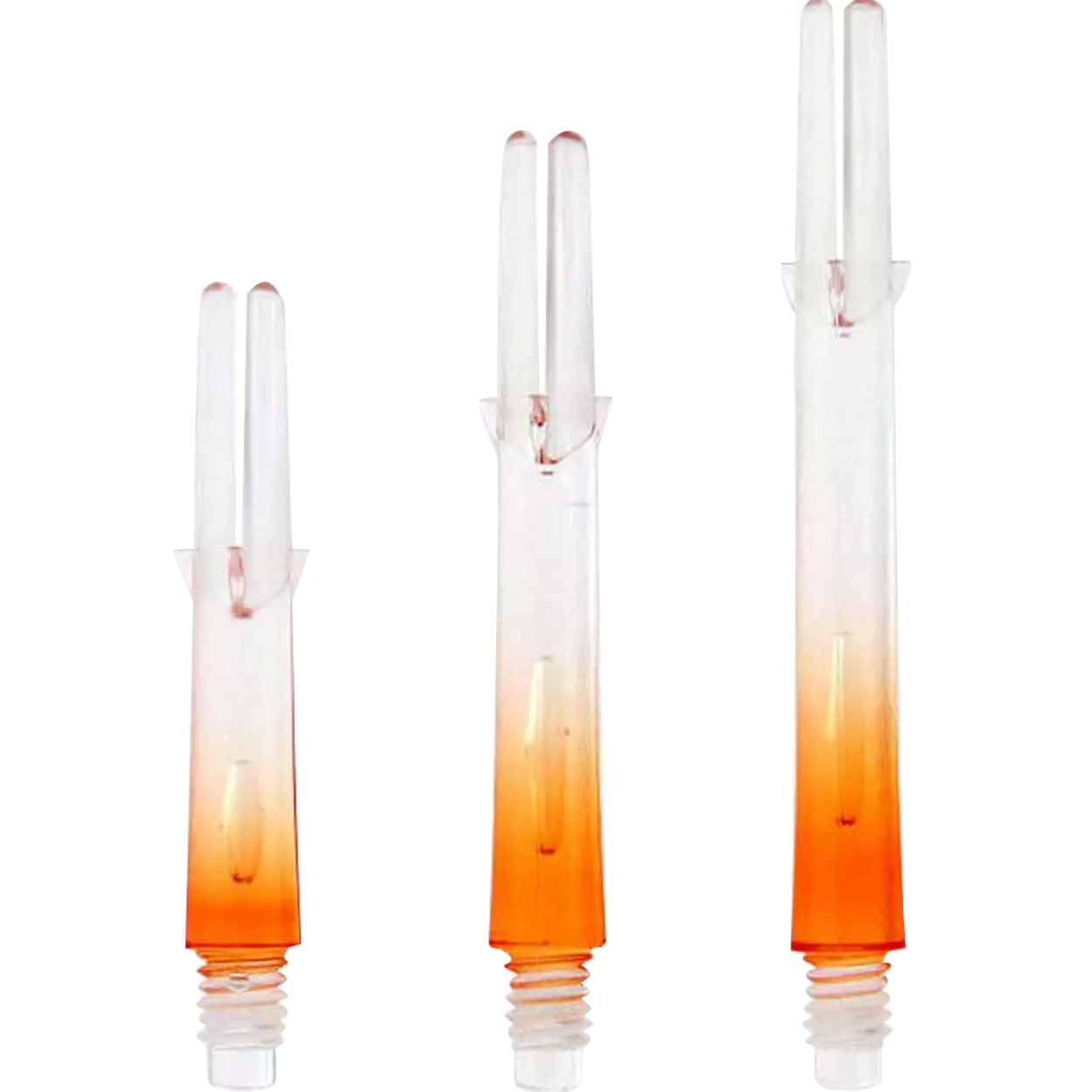 L-Style - L-Shaft Lock Straight TwoTone - Transparent Orange L-Style - L-Shaft Lock Straight TwoTone - Transparent Orange