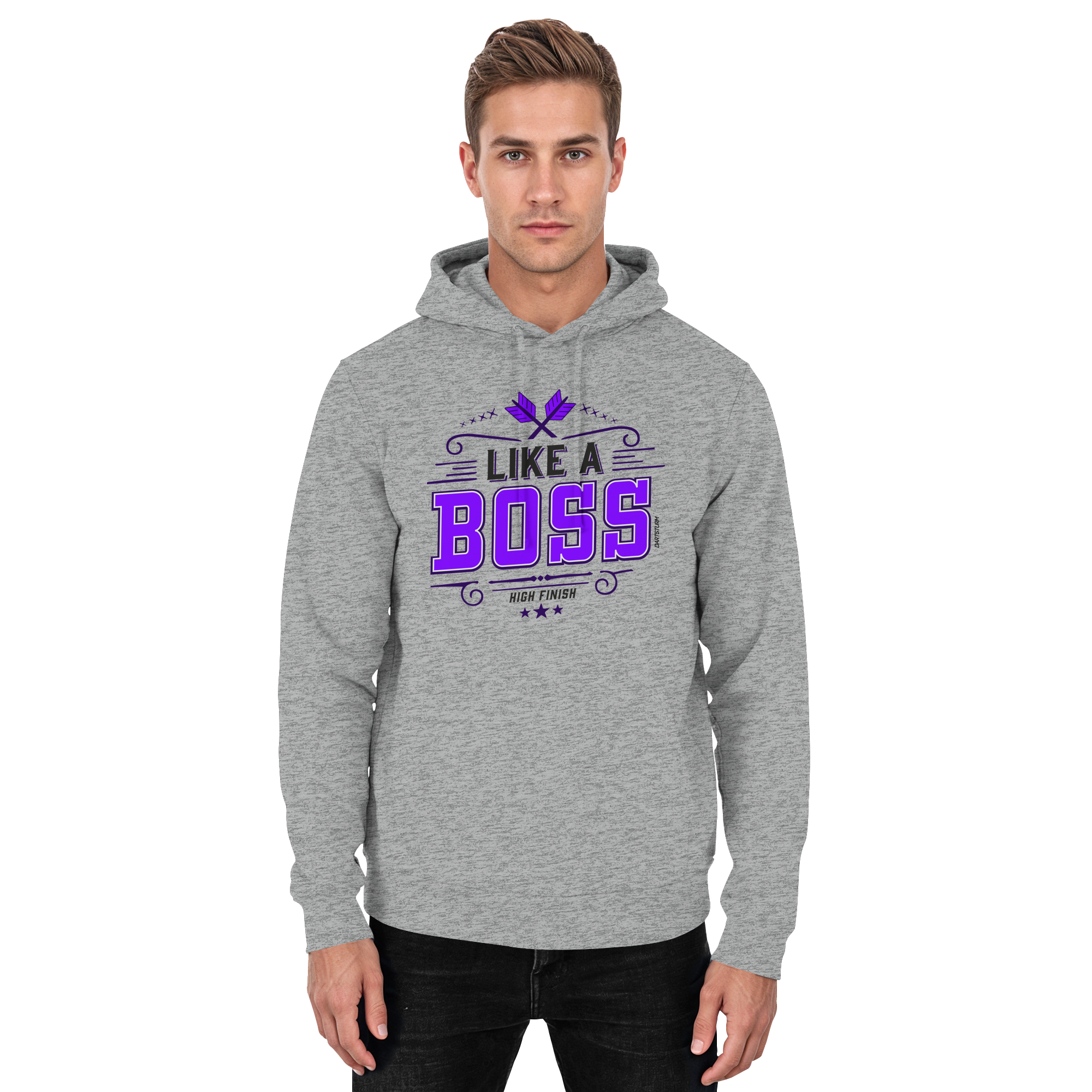 DartSturm - Like a Boss Purple - Basic Unisex Hoodie DartSturm - Like a Boss Purple - Basic Unisex Hoodie