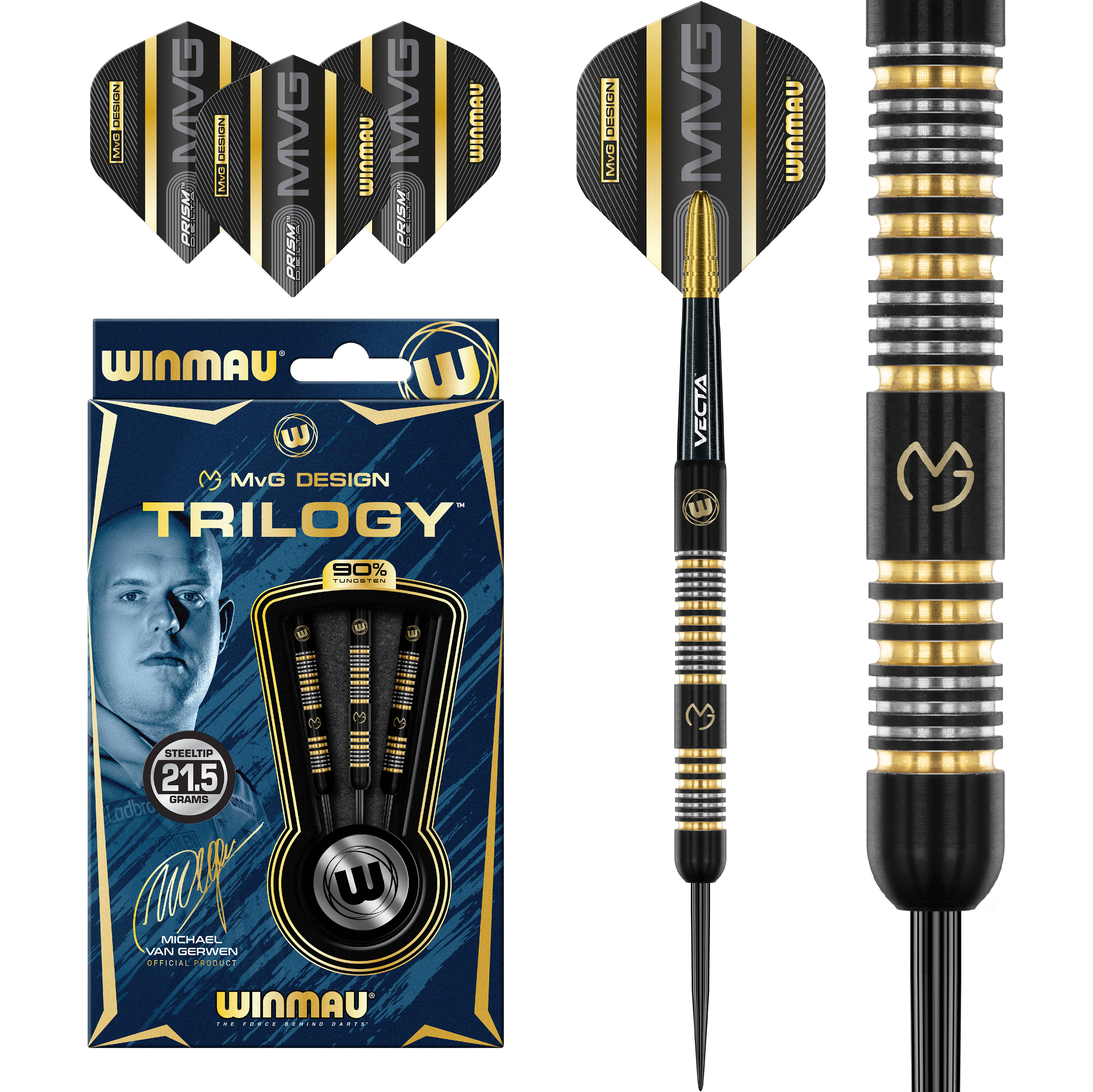 Winmau-Michael-van-Gerwen-Trilogy-Steeldart-Collage Winmau - Michael van Gerwen Trilogy - Steeldart
