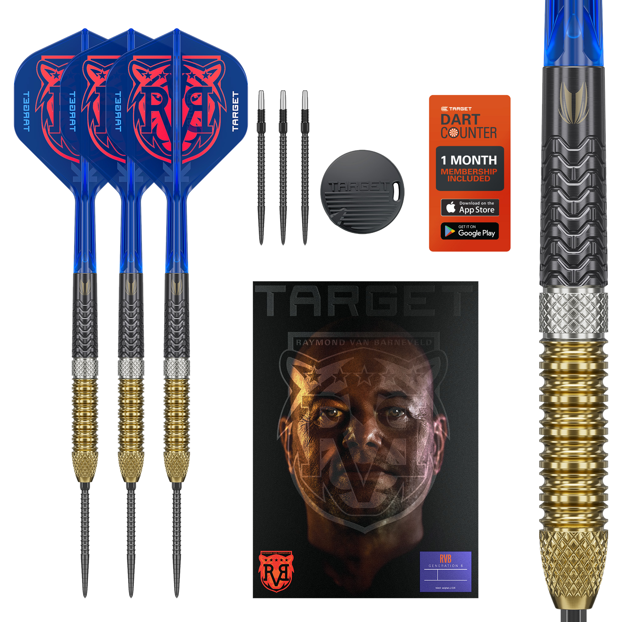 Target - Swiss Point - Raymond van Barneveld GEN 6 - Steeldart Target - Swiss Point - Raymond van Barneveld GEN 6 - Steeldart