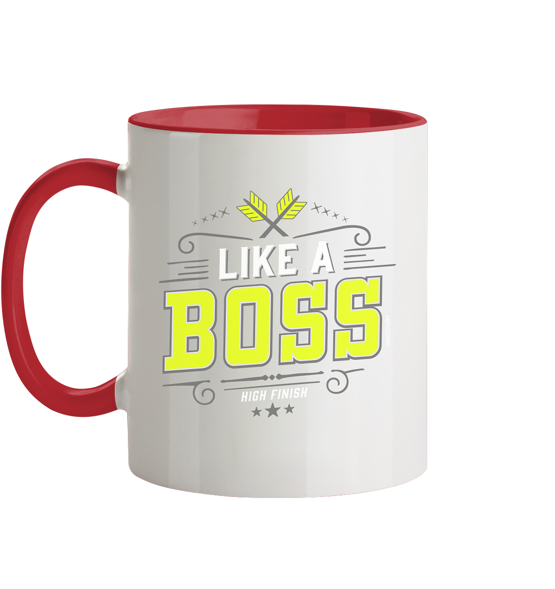 DartSturm - Like a Boss Yellow - Tasse zweifarbig DartSturm - Like a Boss Yellow - Tasse zweifarbig