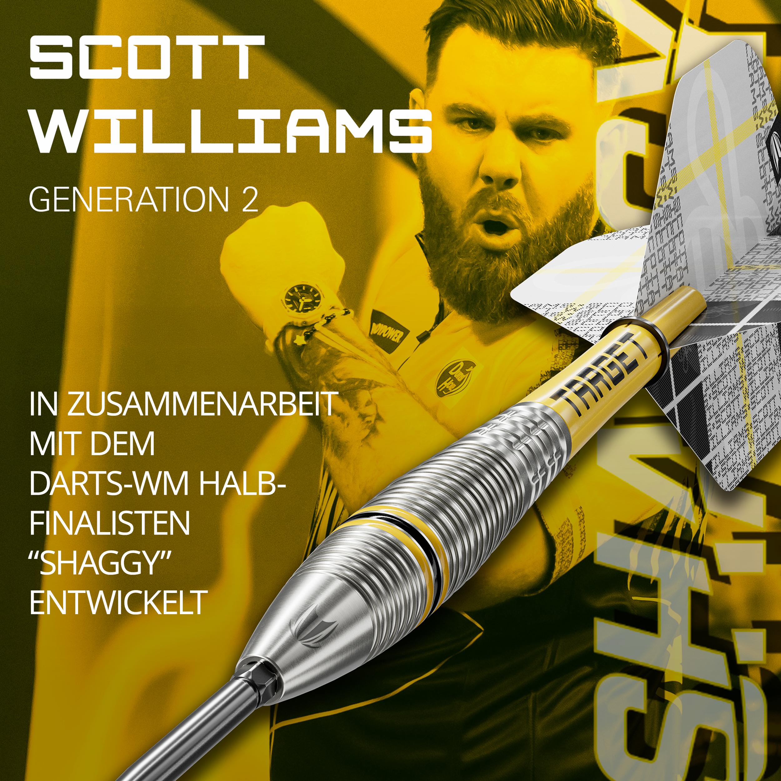 Target - Swiss Point - Scott Williams GEN 2 - Steeldart Target - Swiss Point - Scott Williams GEN 2 - Steeldart