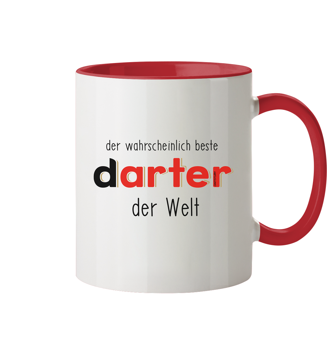 DartSturm - Der wahrscheinlich beste darter der Welt Schwarz - Tasse zweifarbig DartSturm - Der wahrscheinlich beste darter der Welt Schwarz - Tasse zweifarbig