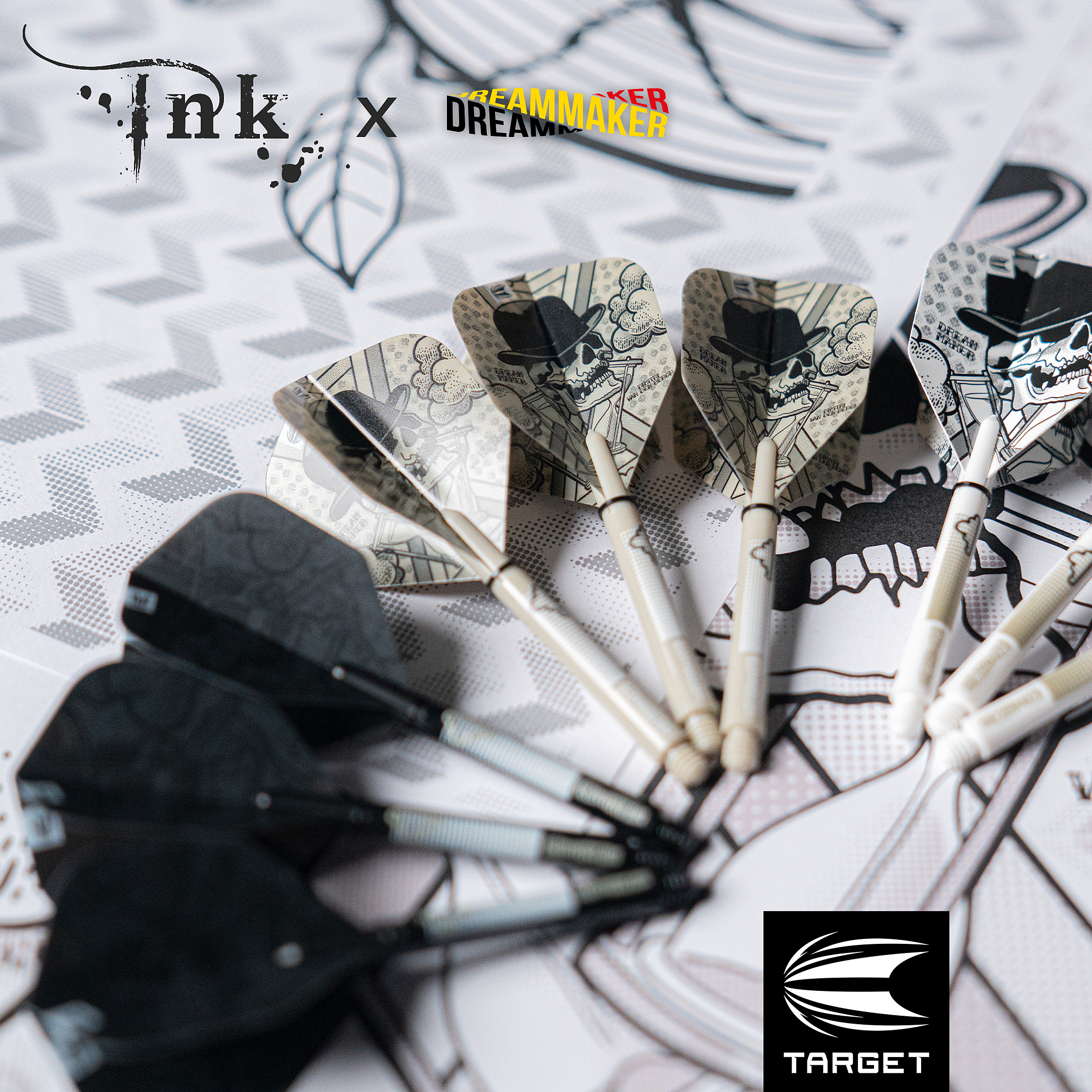 Target - Dimitri van den Bergh Ink Flight & Shaft Kit Target - Dimitri van den Bergh Ink Flight & Shaft Kit