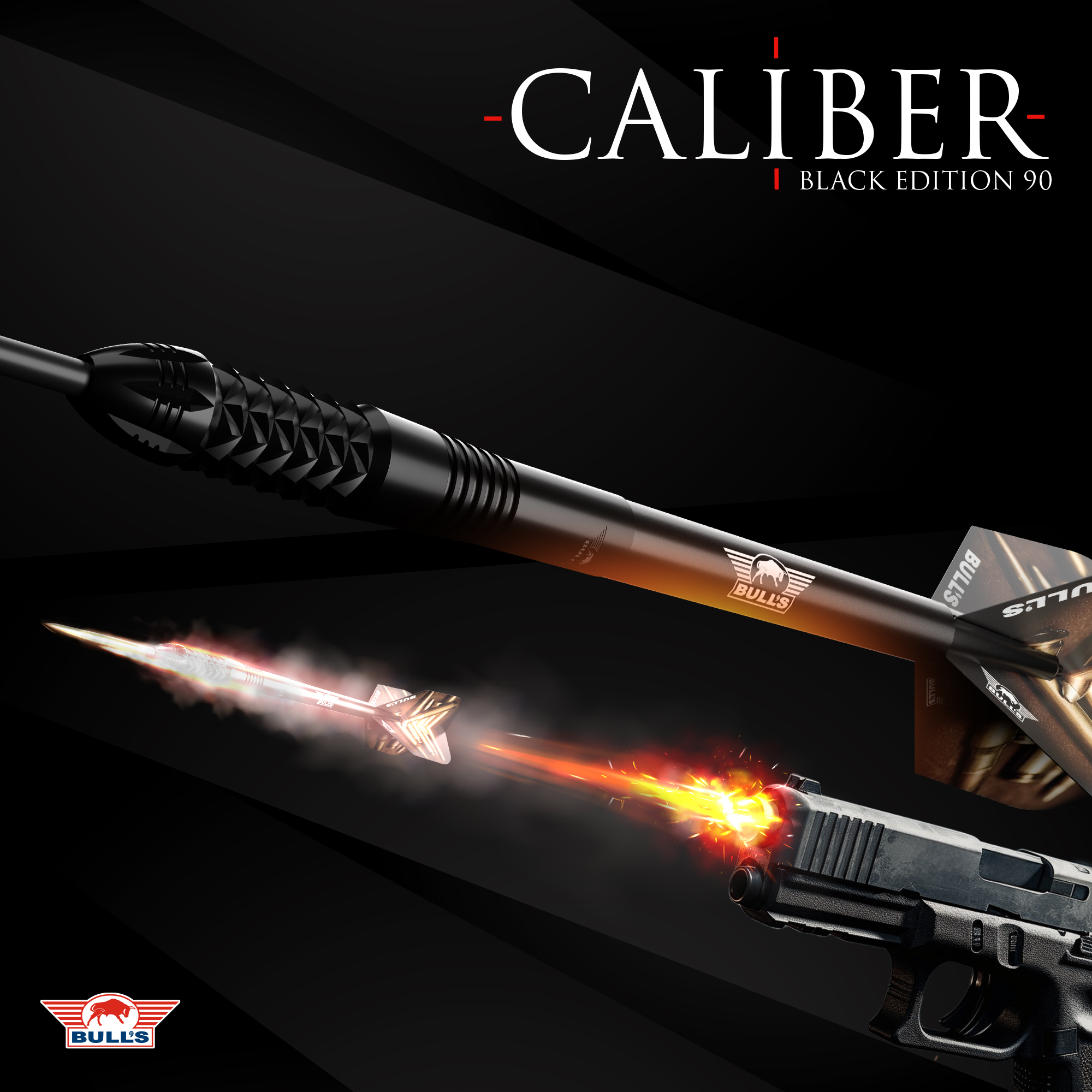 Bull's NL - Caliber Black - Steeldart Bull's NL - Caliber Black - Steeldart