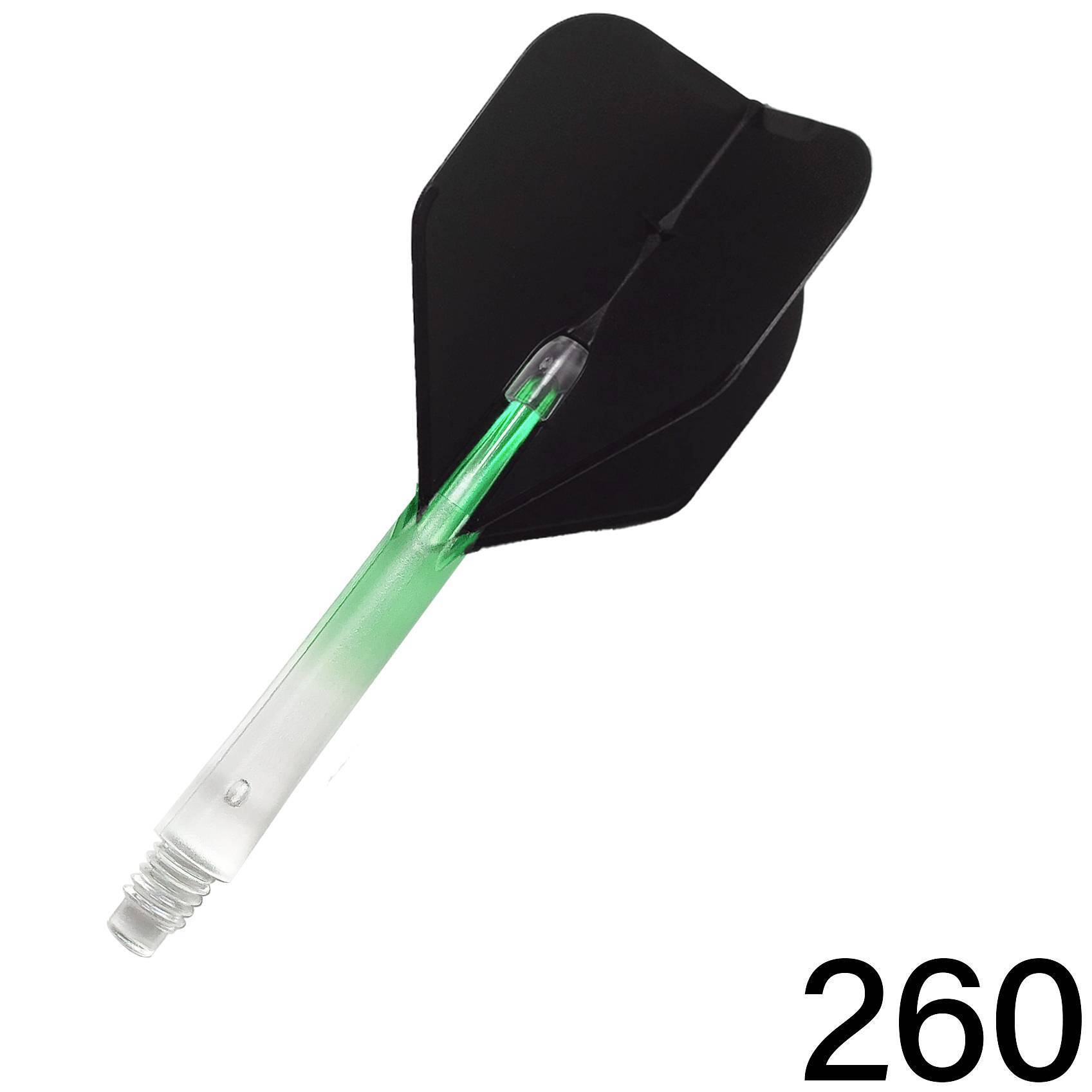 L-Style-L-Shaft-Lock-Straight-N9-TwinColor-Transparent-Grun-260-Collage L-Style - L-Shaft Lock Straight N9 TwinColor - Transparent Grün