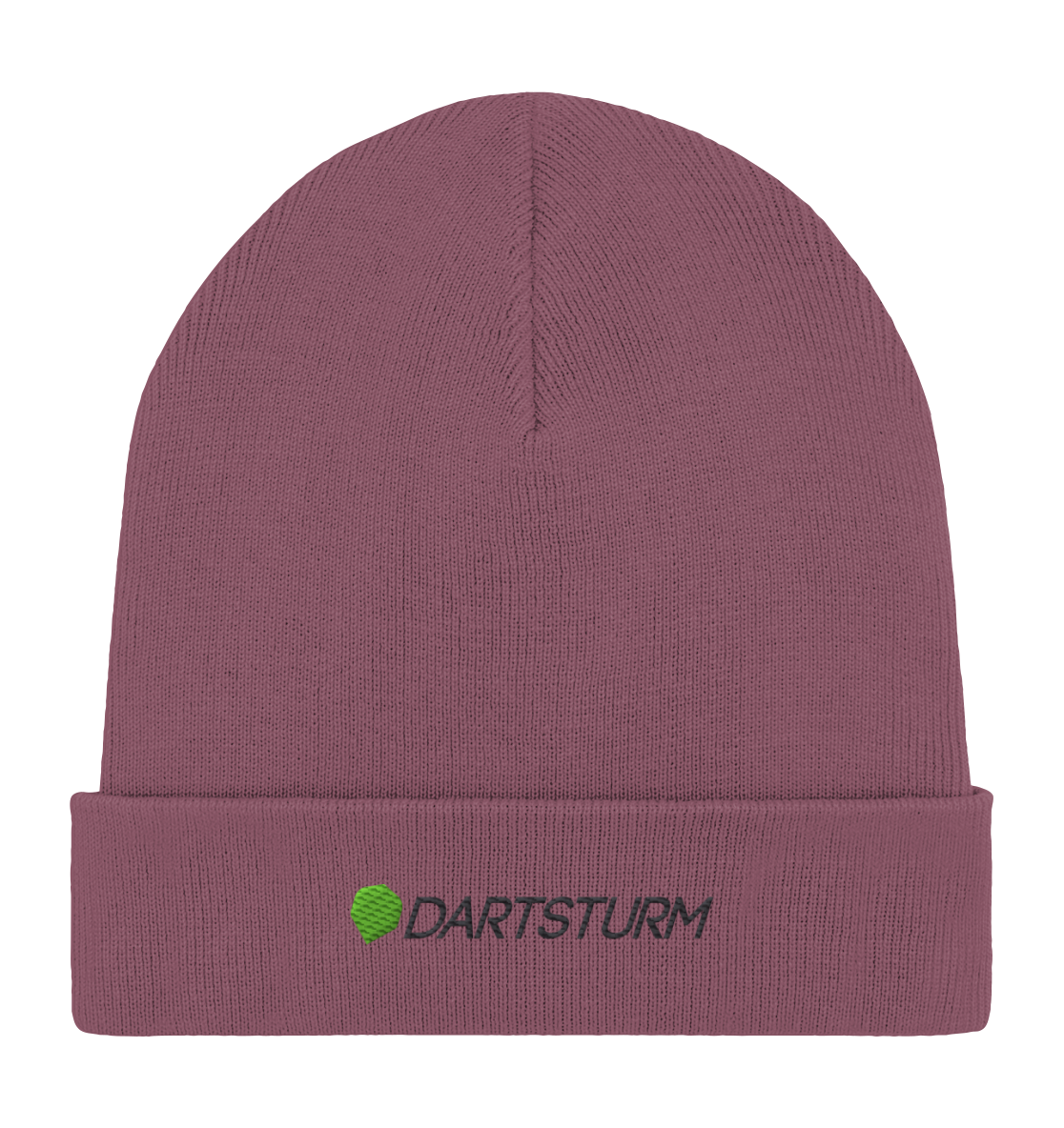 DartSturm - Logo Schwarz Rib Beanie DartSturm - Logo Schwarz Rib Beanie
