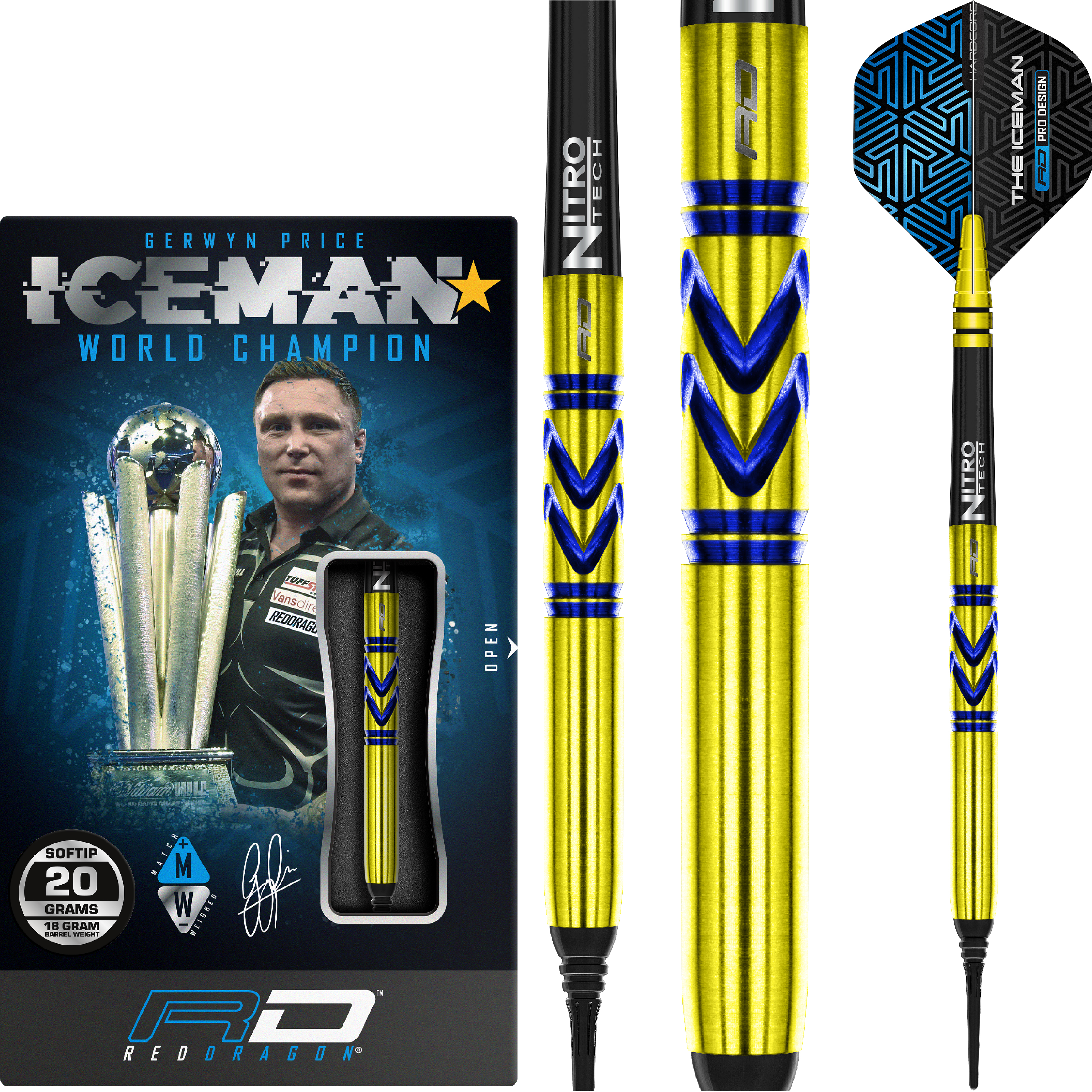 Red-Dragon-Gerwyn-Price-Avalanche-Gold-Softdart-Collage Red Dragon - Gerwyn Price Avalanche Pro Gold - Softdart