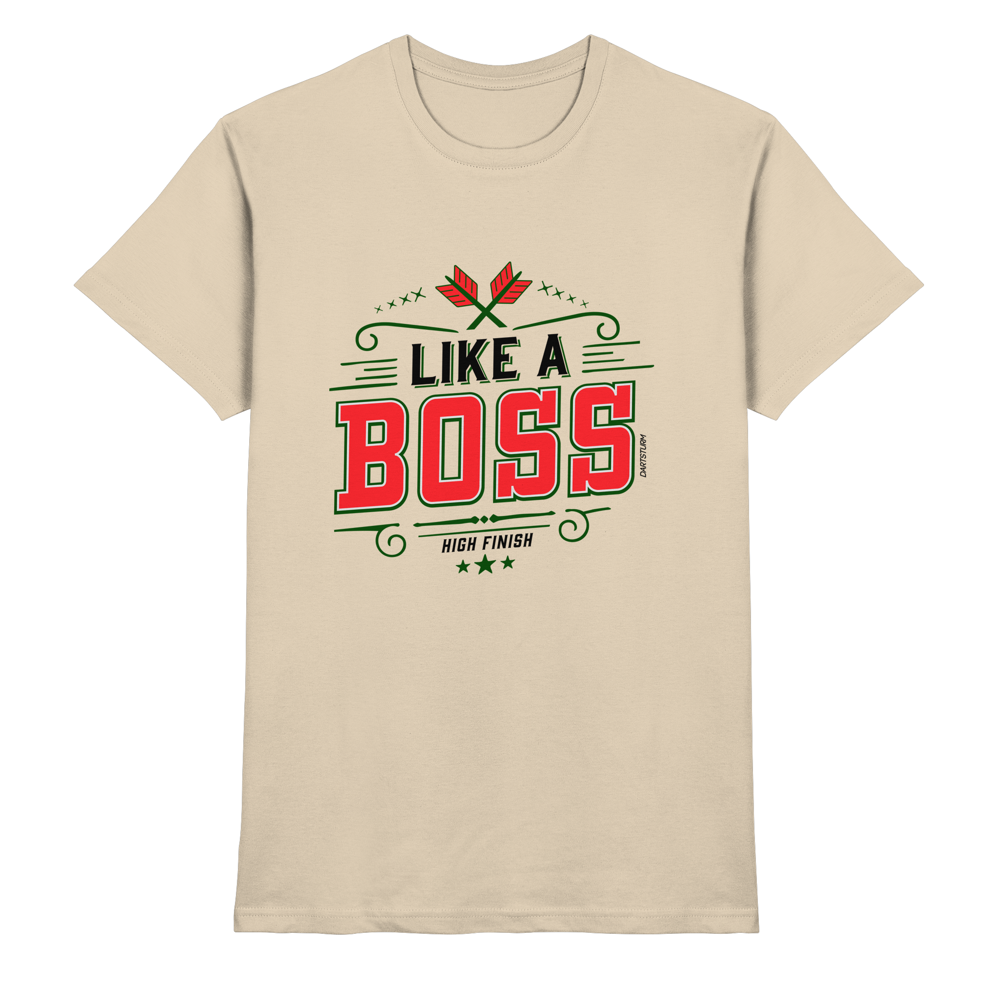 DartSturm - Like a Boss Red - Premium Shirt