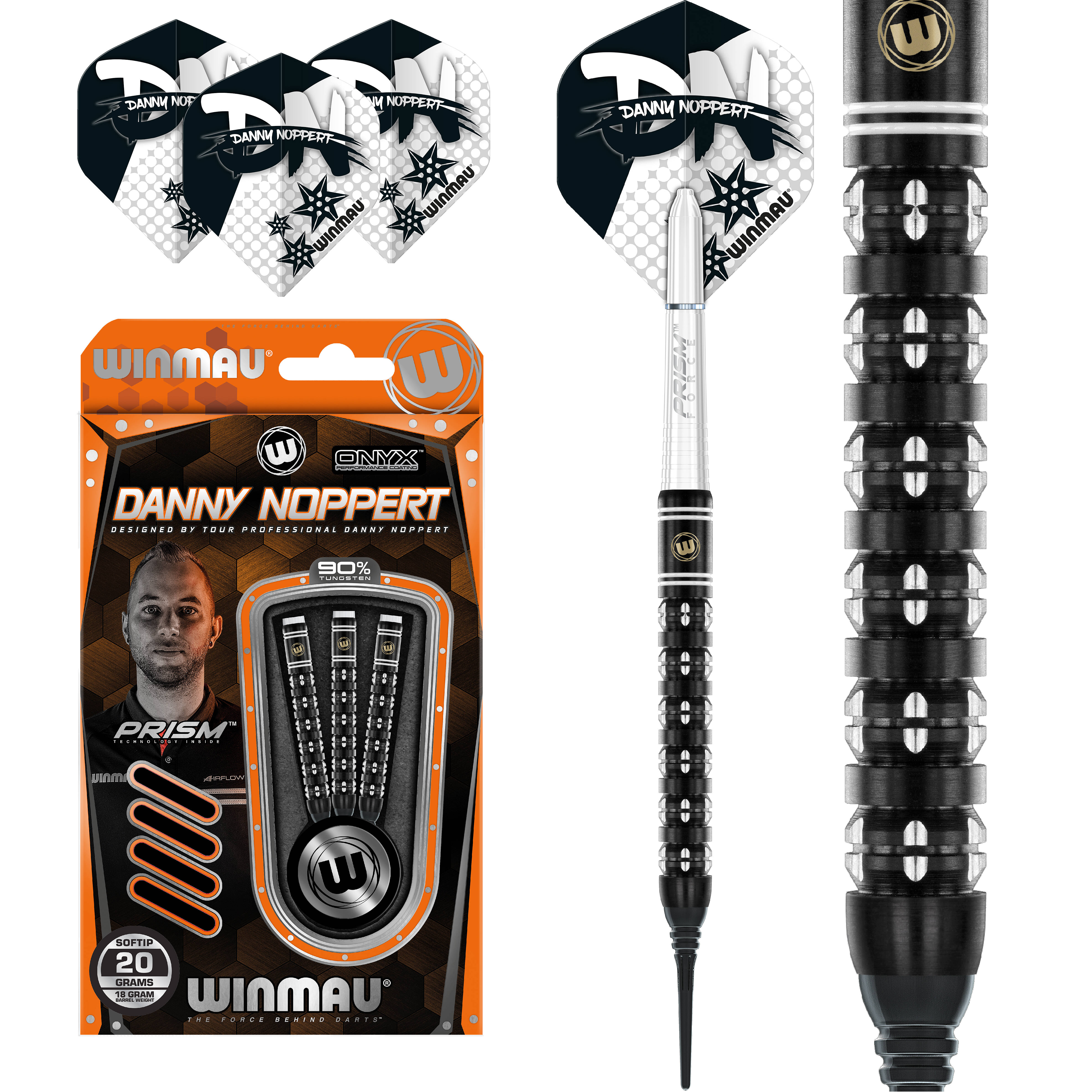 Winmau-Danny-Noppert-Freeze-Softdart-Collage Winmau - Danny Noppert Freeze - Softdart