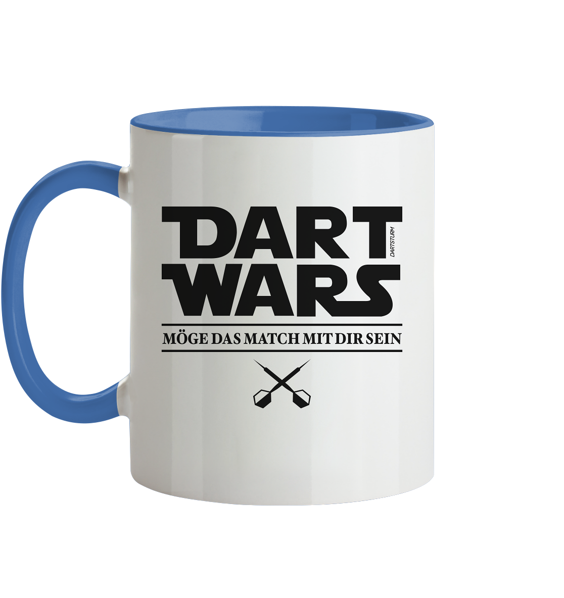 DartSturm - Dart Wars Schwarz - Tasse zweifarbig