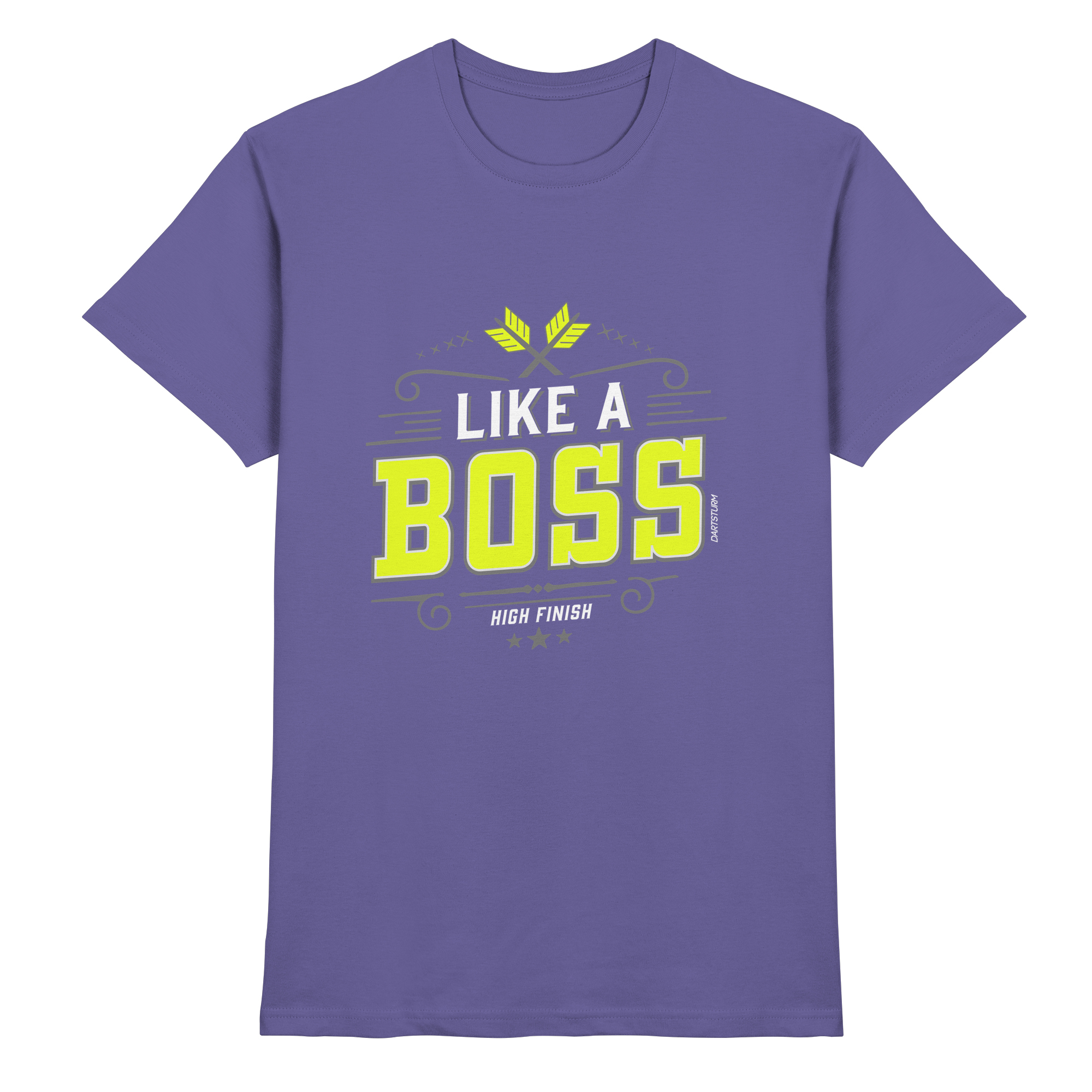 DartSturm - Like a Boss Yellow - Premium Shirt DartSturm - Like a Boss Yellow - Premium Shirt