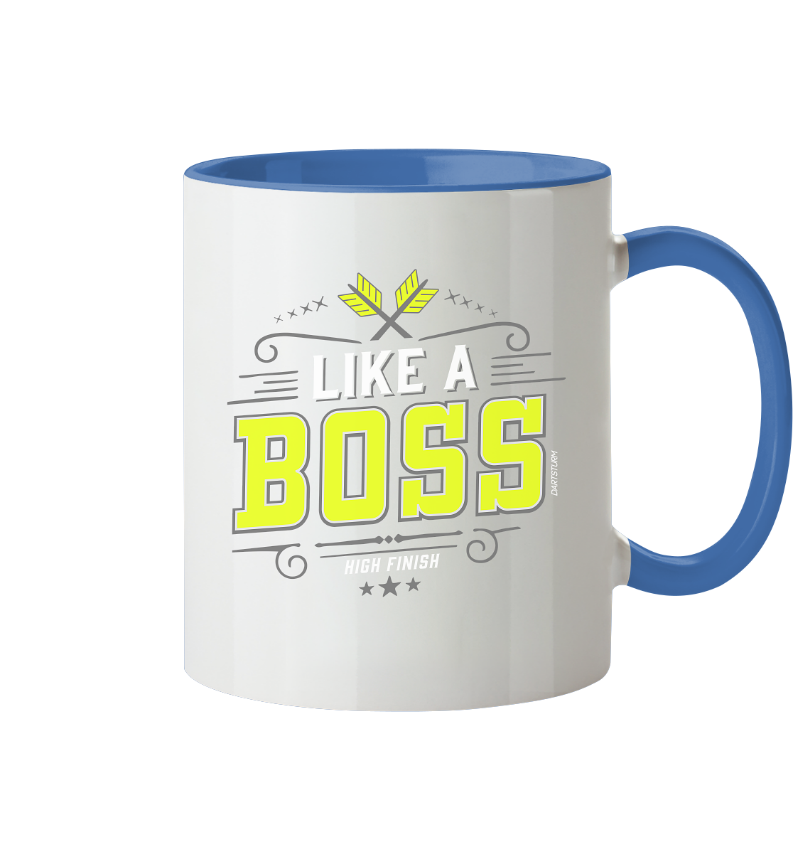 DartSturm - Like a Boss Yellow - Tasse zweifarbig