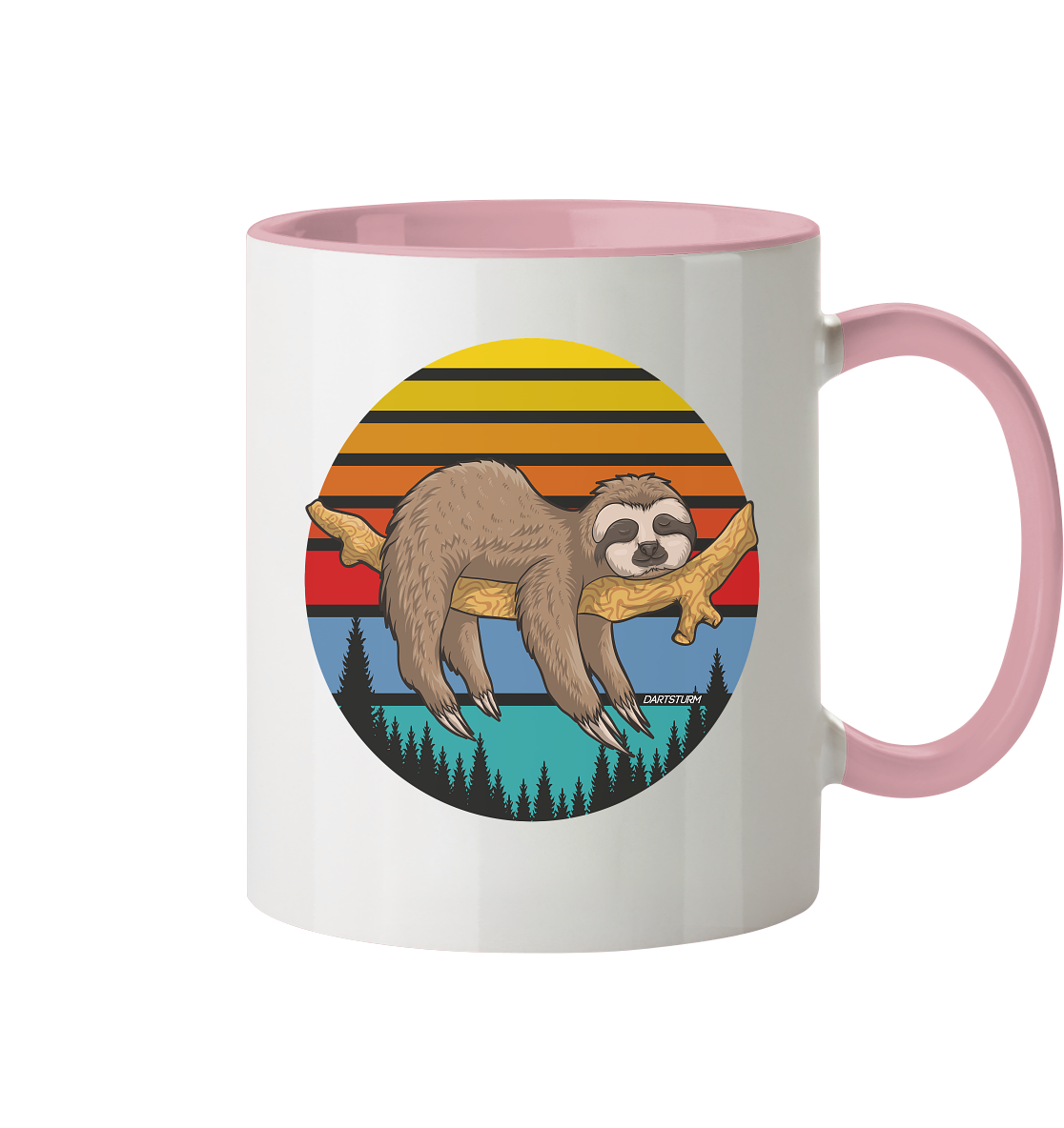 DartSturm - Lazy Sloth - Tasse zweifarbig DartSturm - Lazy Sloth - Tasse zweifarbig