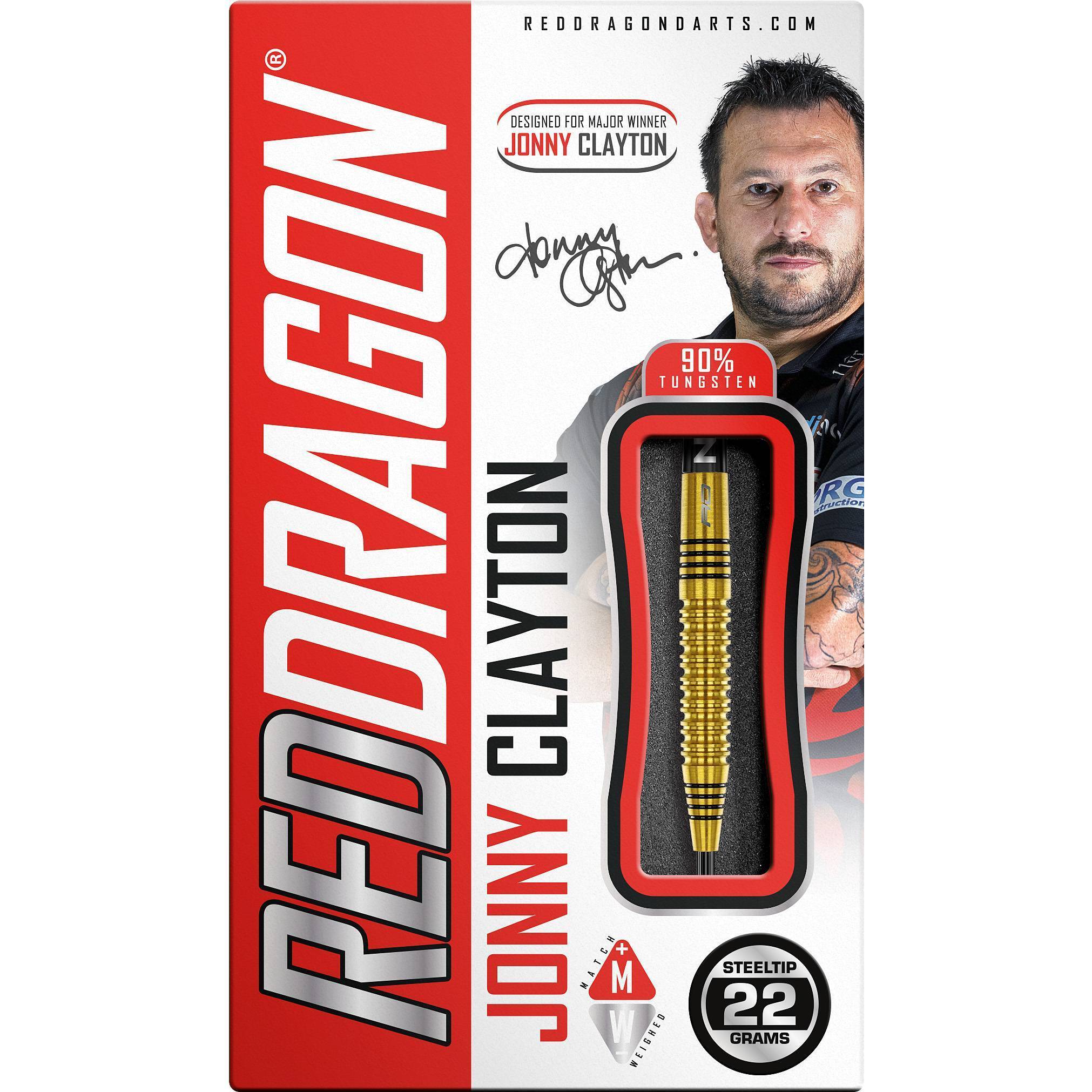 Red-Dragon-Jonny-Clayton-Gold-Steeldart-Verpackung Red Dragon - Jonny Clayton Gold - Steeldart