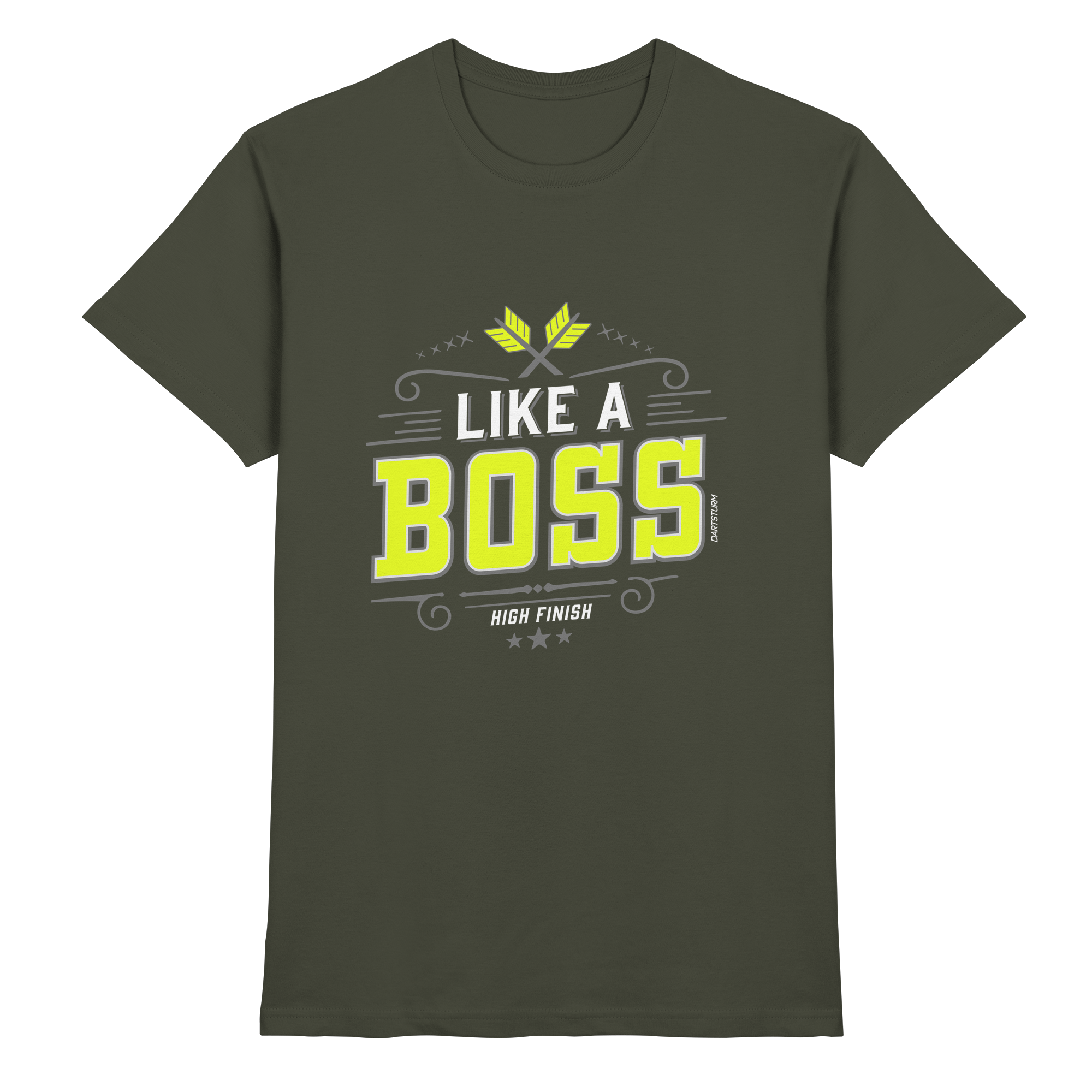 DartSturm - Like a Boss Yellow - Premium Shirt DartSturm - Like a Boss Yellow - Premium Shirt