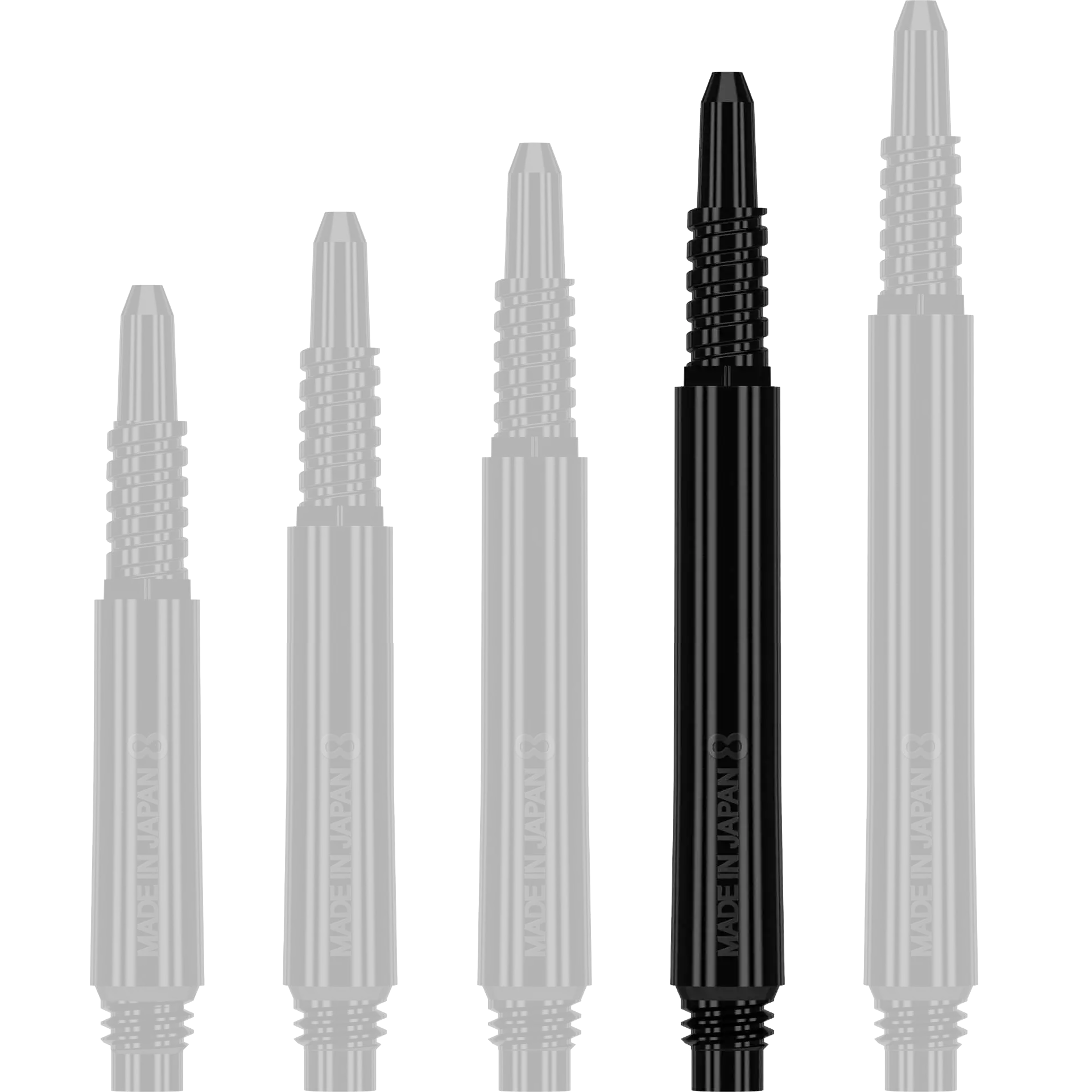 8 Flight - Regular Fixed Shaft - Schwarz 8 Flight - Regular Fixed Shaft - Schwarz