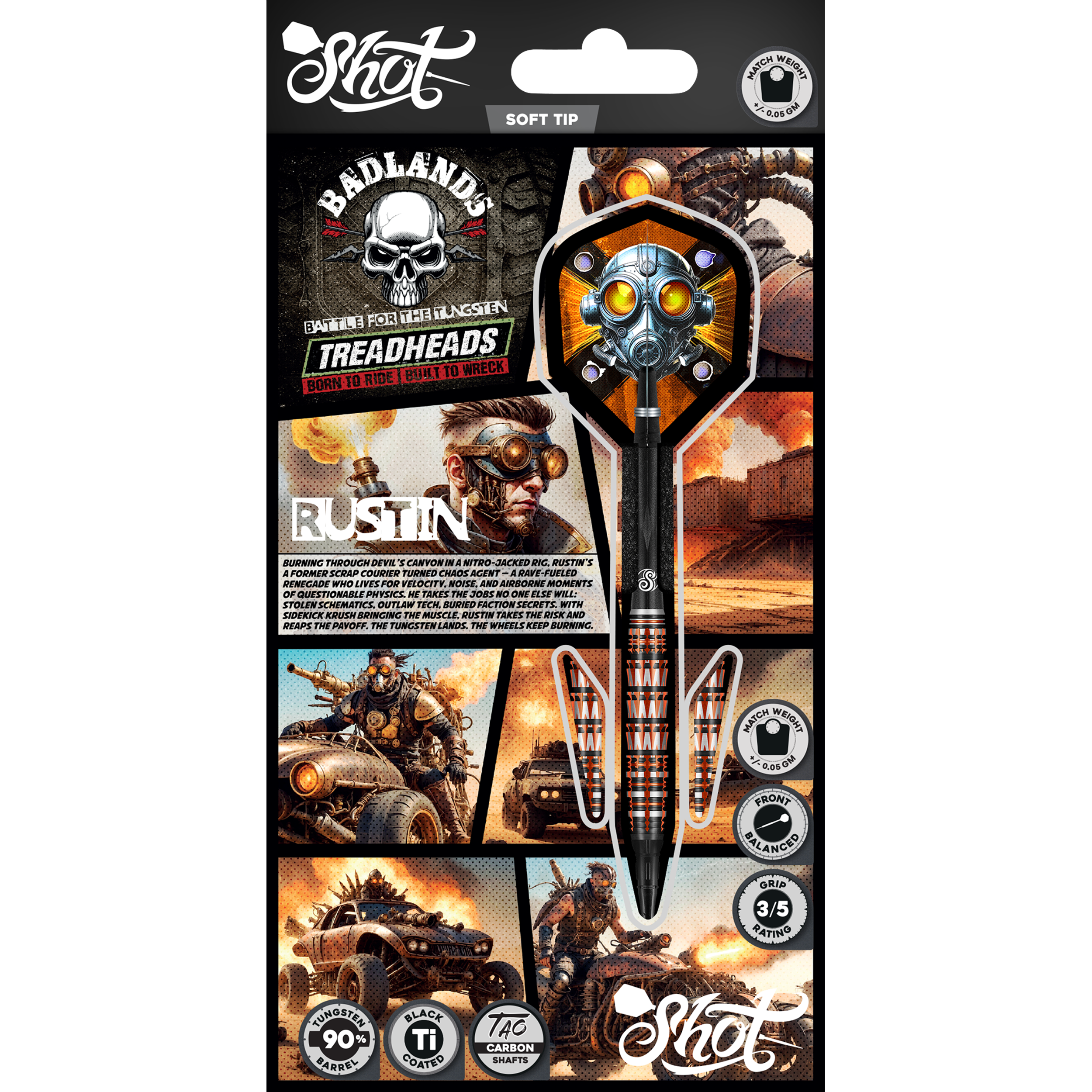 Shot - Badlands Rustin - Steeldart Shot - Badlands Rustin - Steeldart