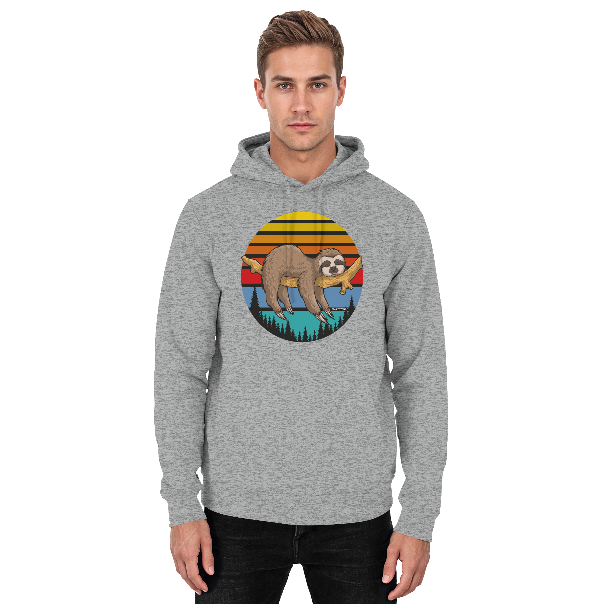 DartSturm - Lazy Sloth - Basic Unisex Hoodie DartSturm - Lazy Sloth - Basic Unisex Hoodie