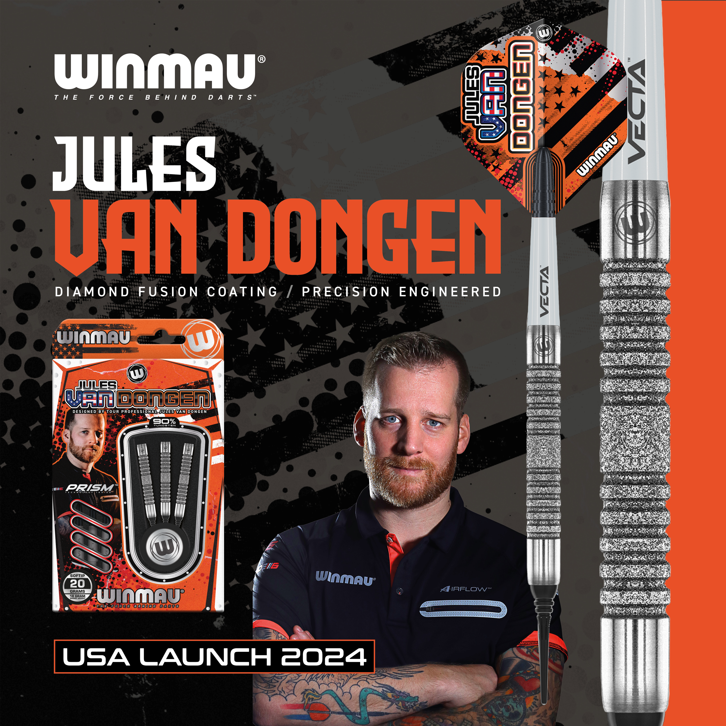 Winmau - Jules van Dongen - Softdart