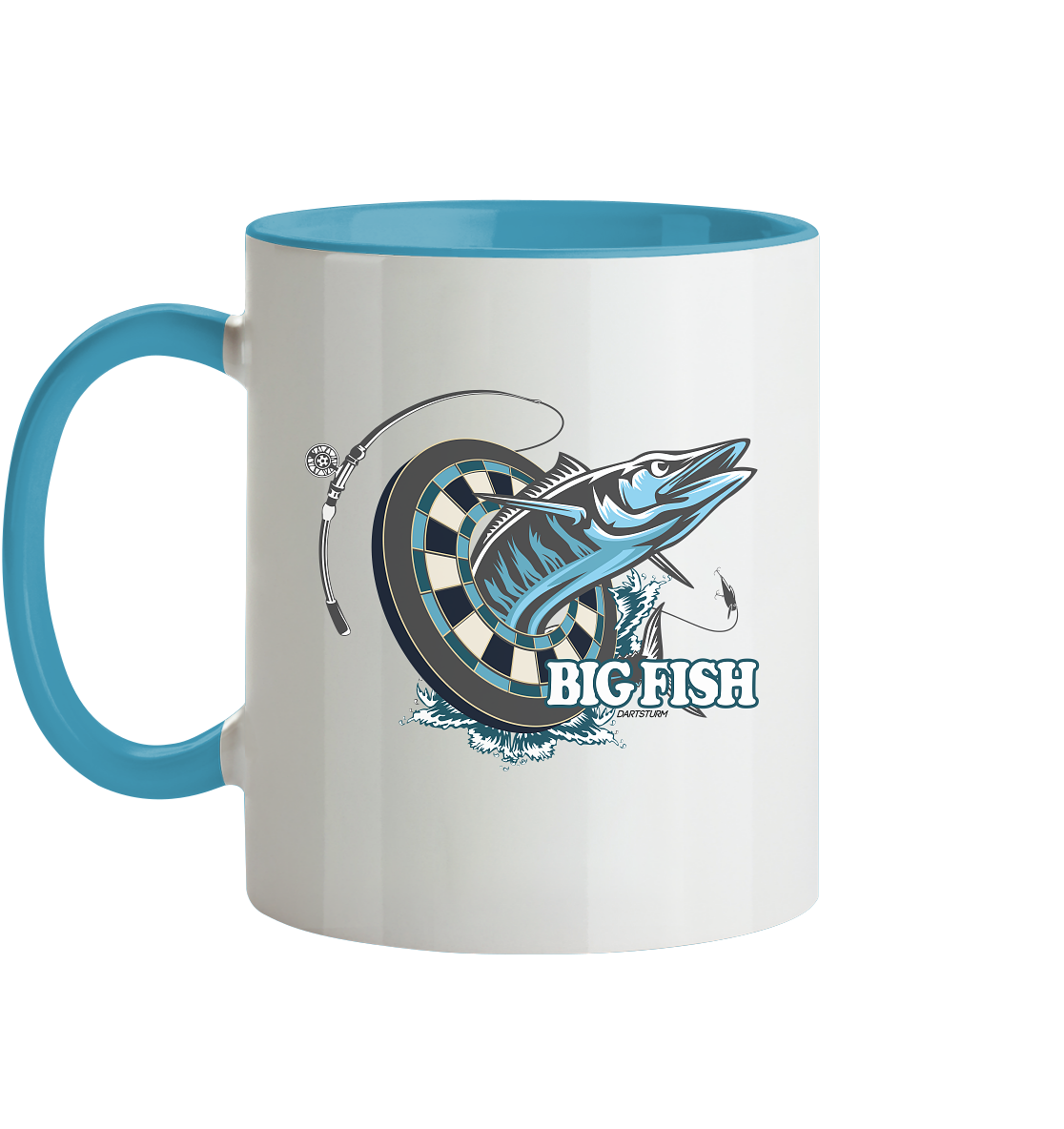DartSturm - Big Fish - Tasse zweifarbig DartSturm - Big Fish - Tasse zweifarbig