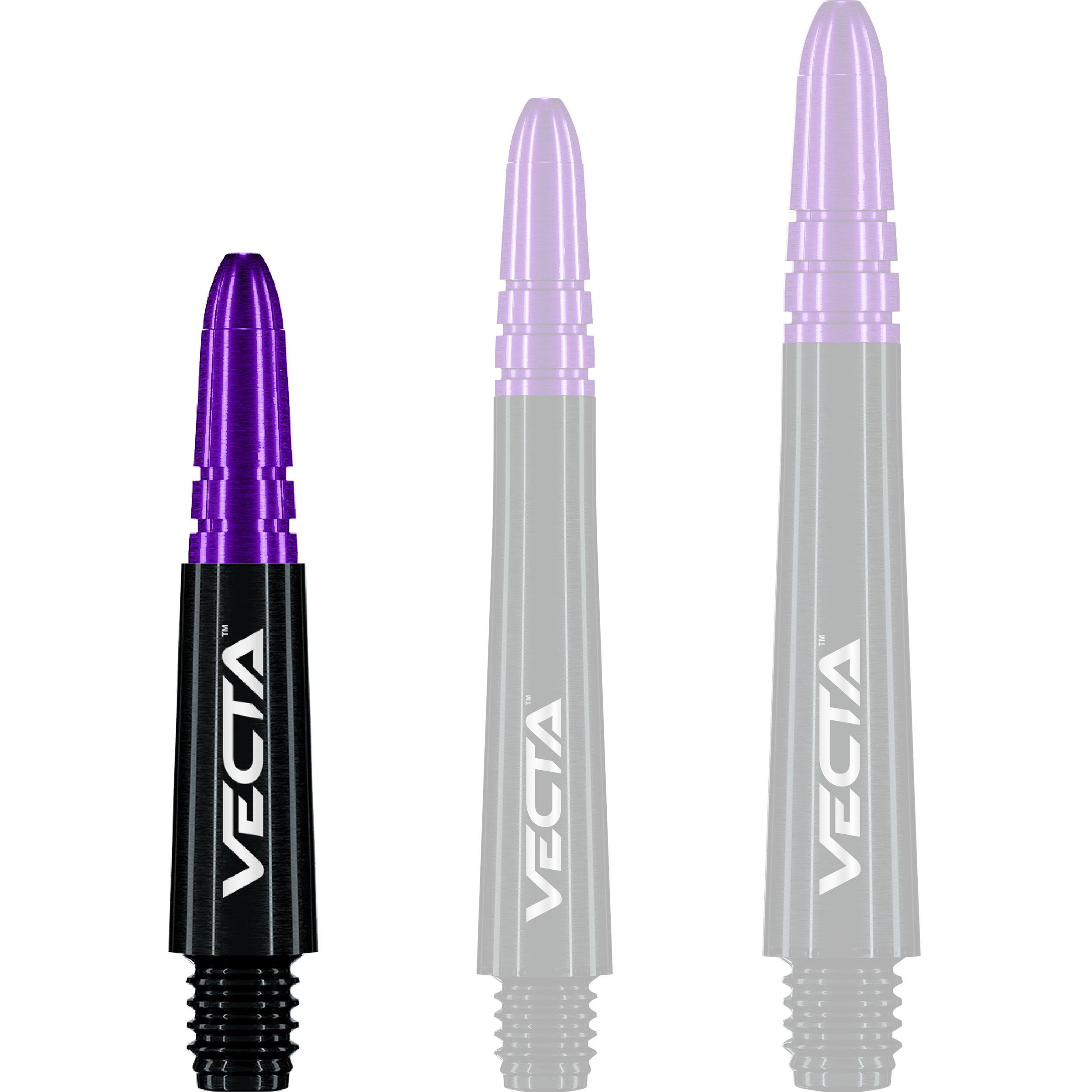 Winmau - Vecta Shaft - Schwarz Lila