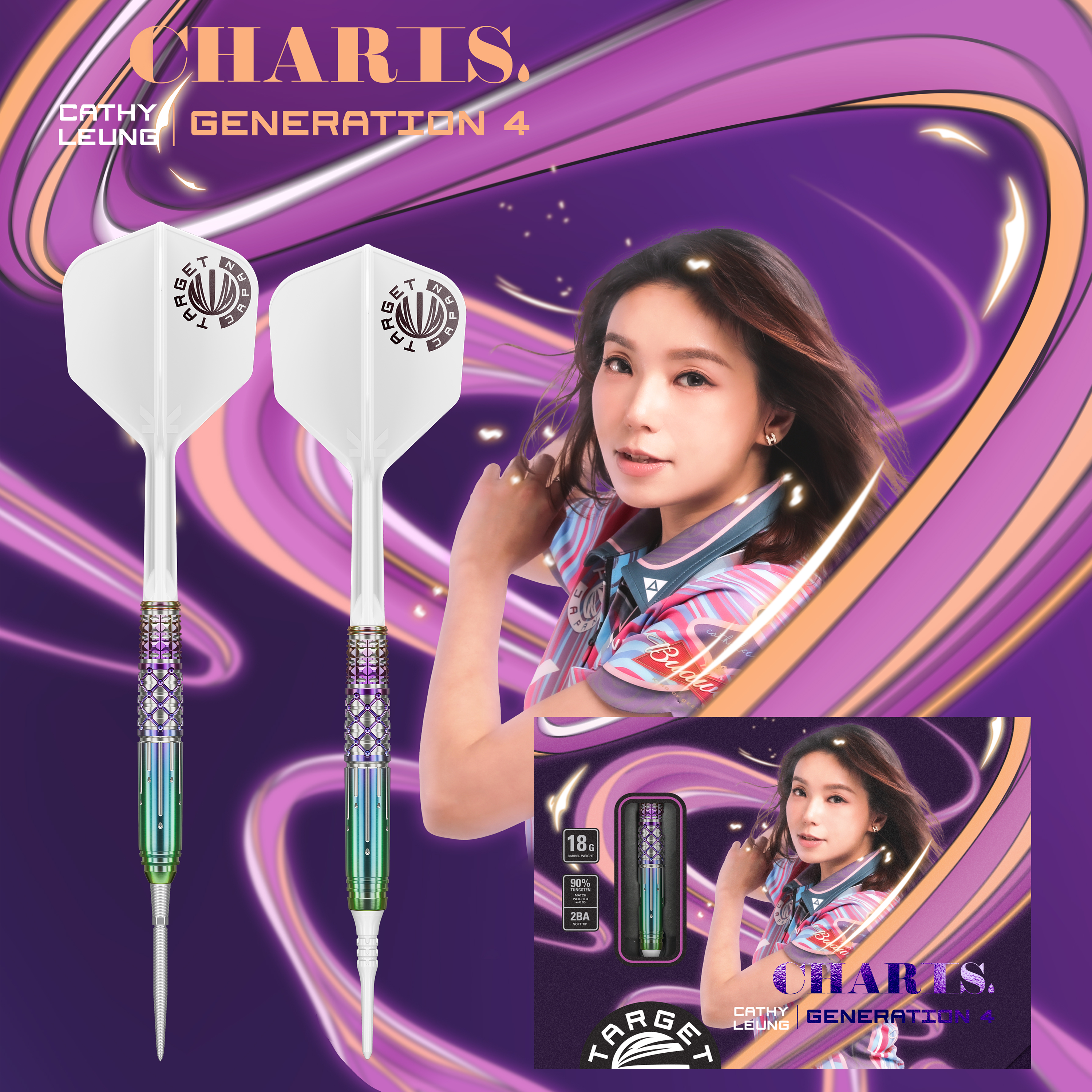 Target Japan - Cathy Leung GEN 4 - Softdart Target Japan - Cathy Leung GEN 4 - Softdart