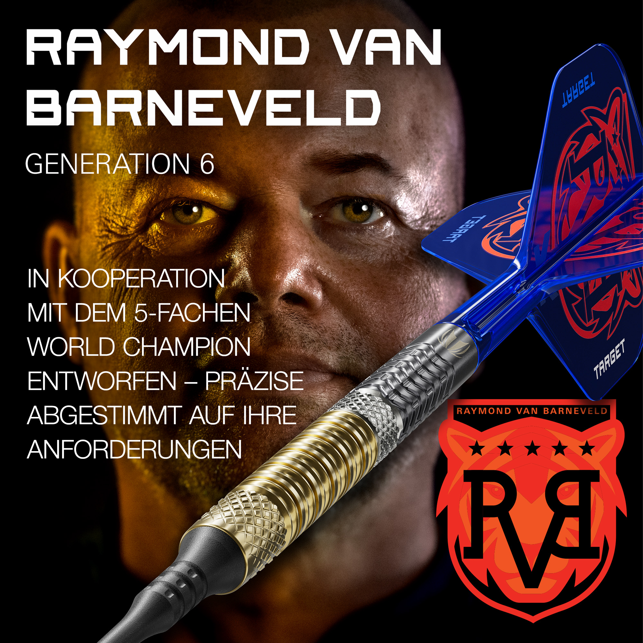 Target - Raymond van Barneveld GEN 6 - Softdart Target - Raymond van Barneveld GEN 6 - Softdart