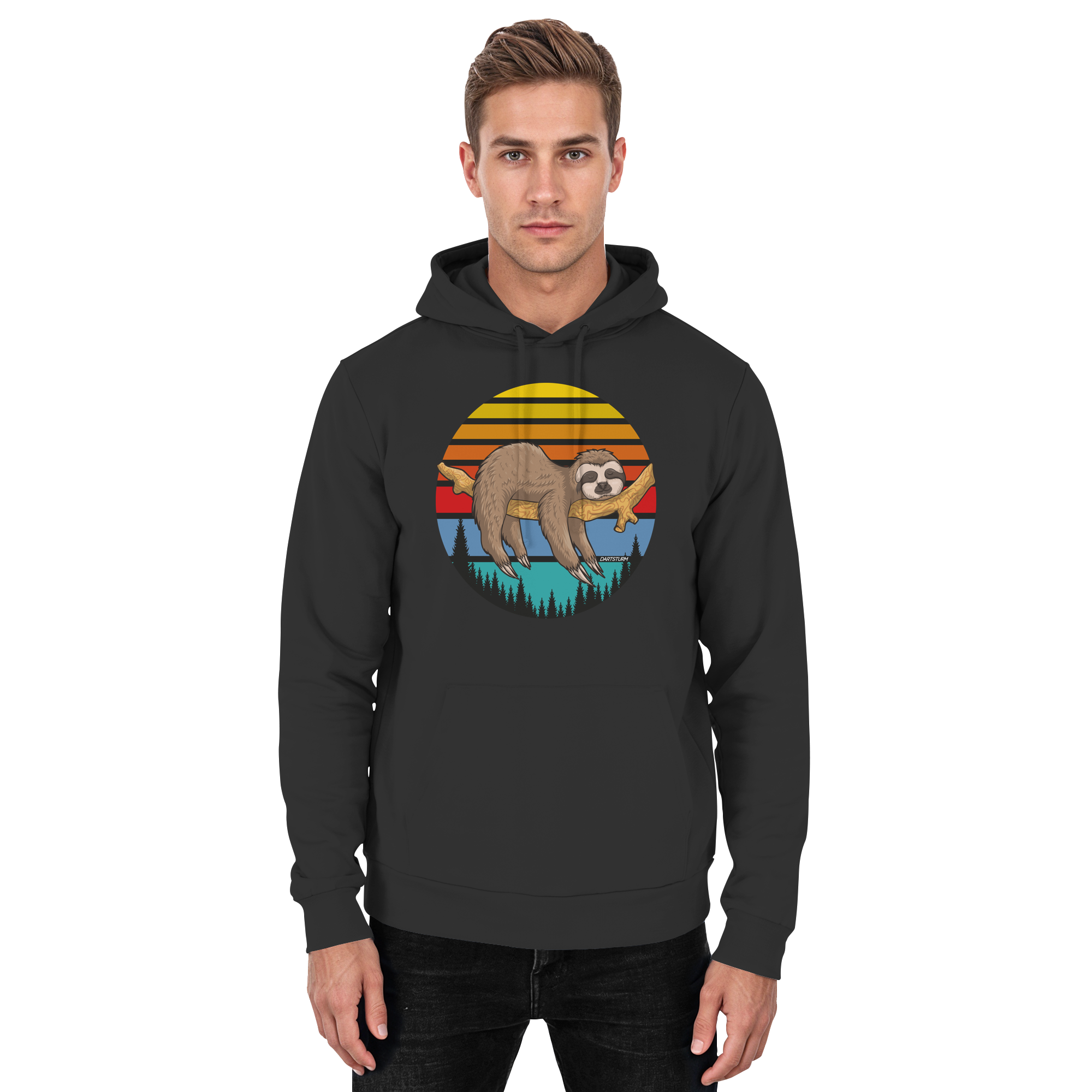 DartSturm - Lazy Sloth - Basic Unisex Hoodie DartSturm - Lazy Sloth - Basic Unisex Hoodie