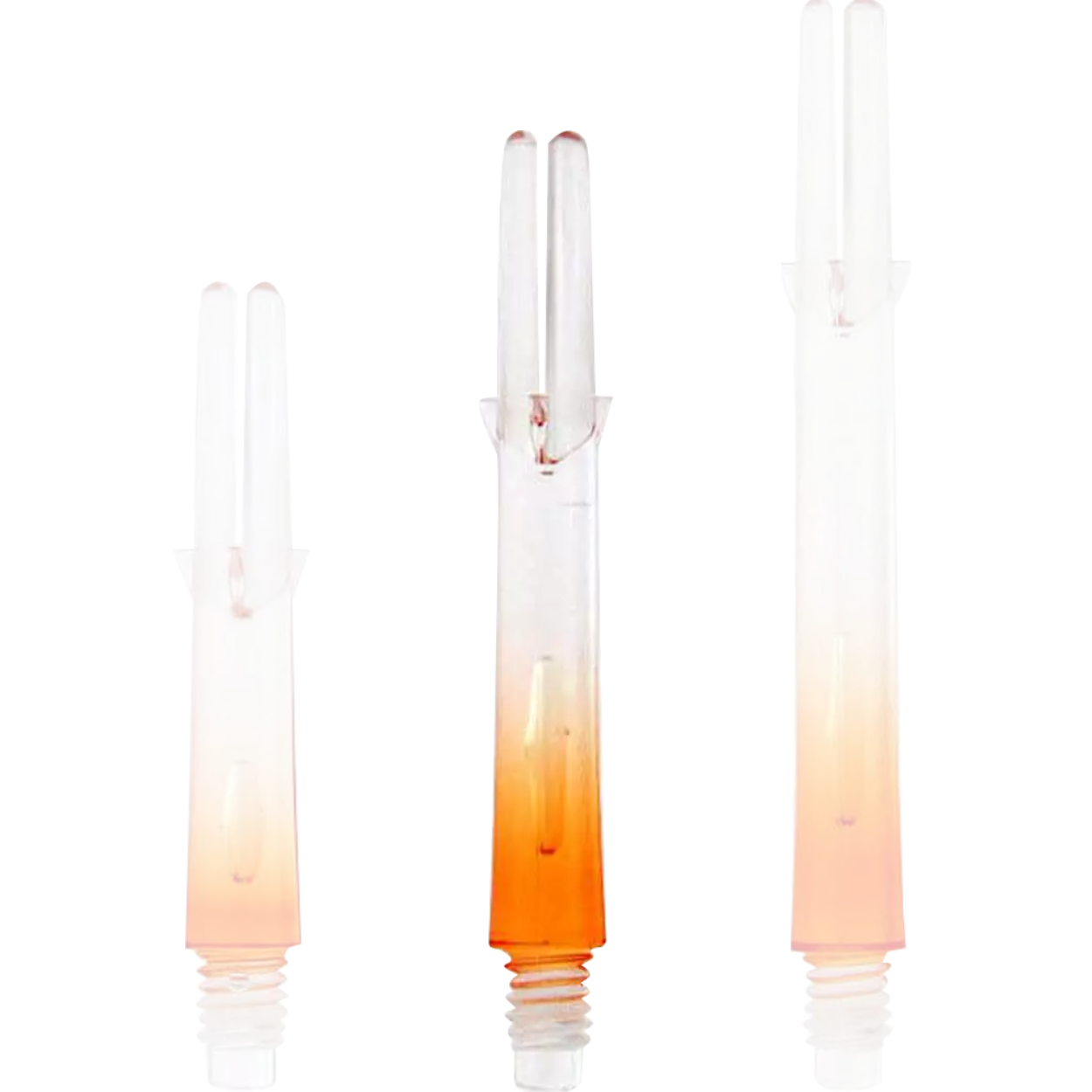 L-Style - L-Shaft Lock Straight TwoTone - Transparent Orange L-Style - L-Shaft Lock Straight TwoTone - Transparent Orange
