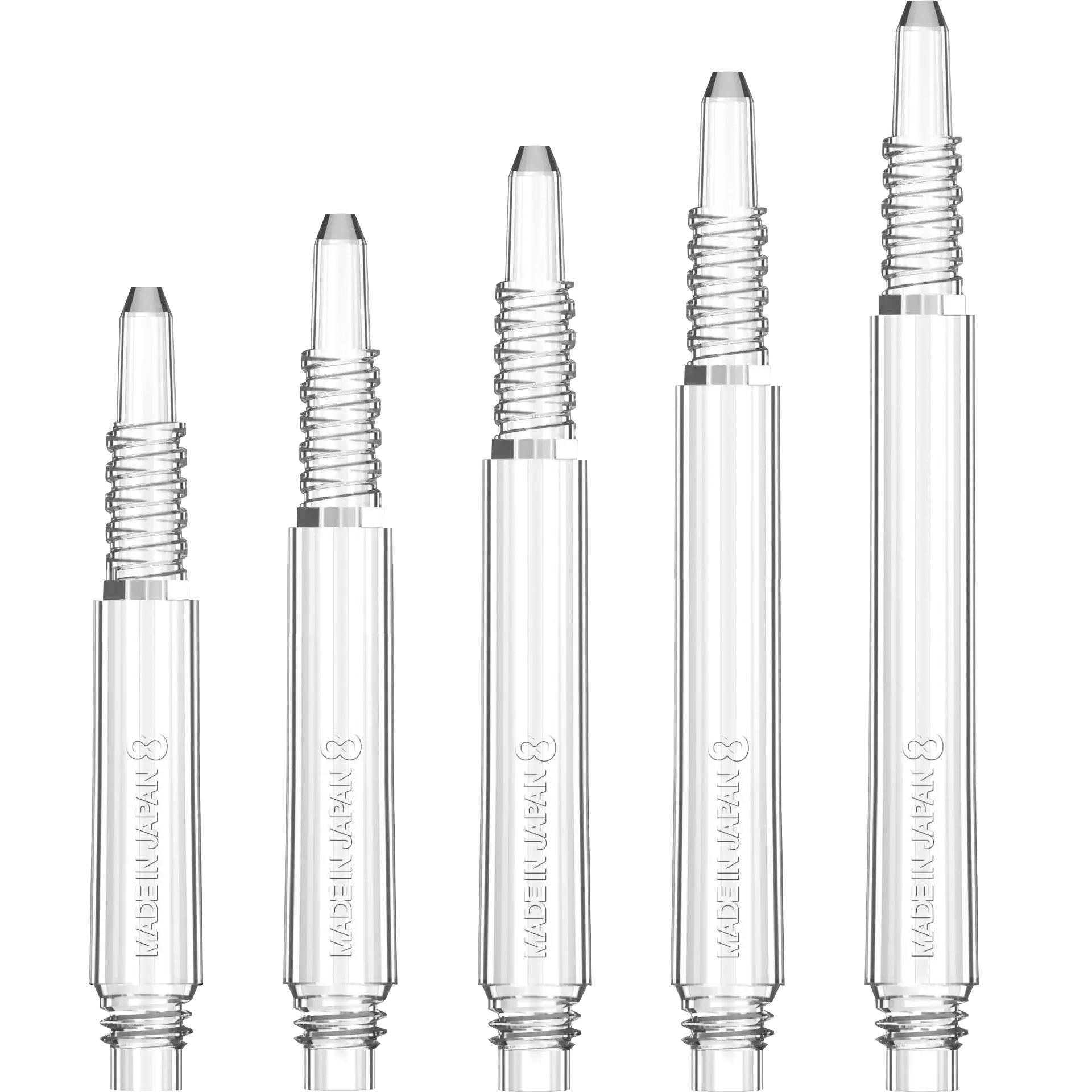 8 Flight - Regular Fixed Shaft - Transparent