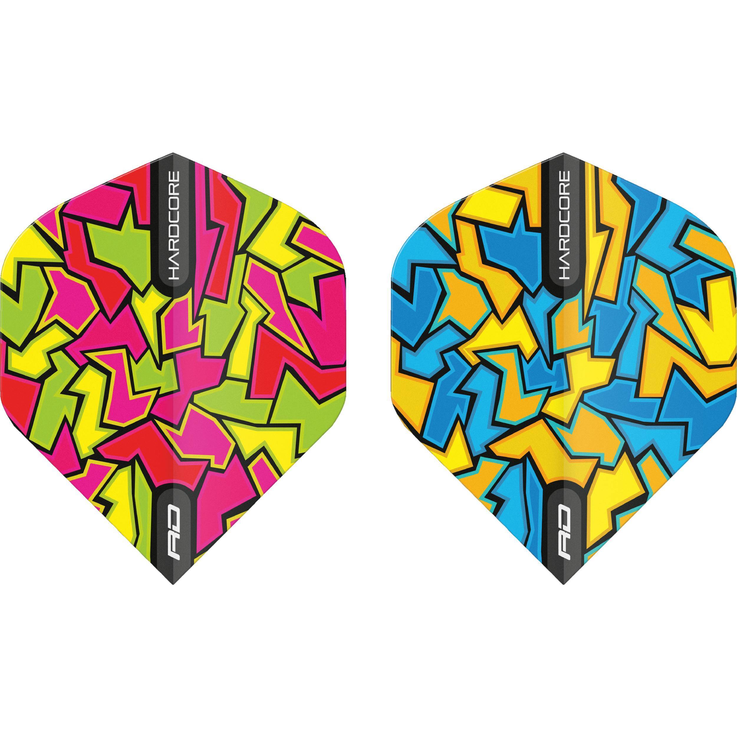 Red-Dragon-Hardcore-Radical-Crackle-Flight-Standard Red Dragon - Hardcore Radical Crackle Flight - Standard