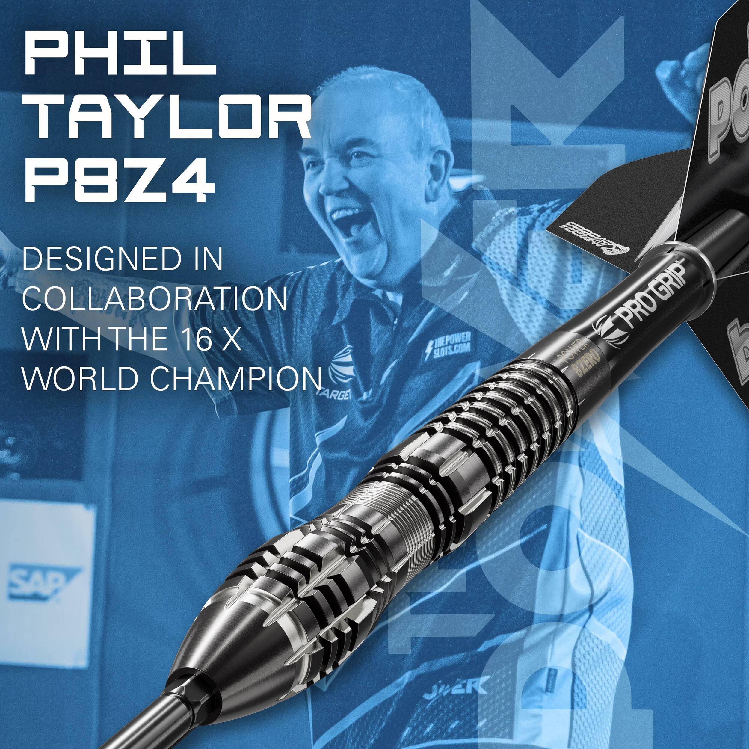 Target - Swiss Point - Phil Taylor 8zero Black Titanium Typ D - Steeldart