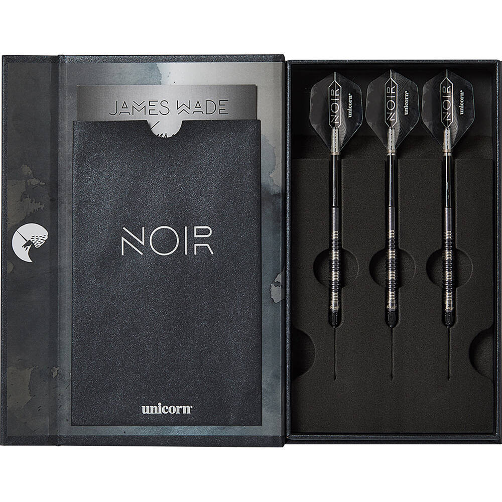 Unicorn-James-Wade-Noir-Softdart-Verpackung-offen Unicorn - James Wade Noir - Softdart