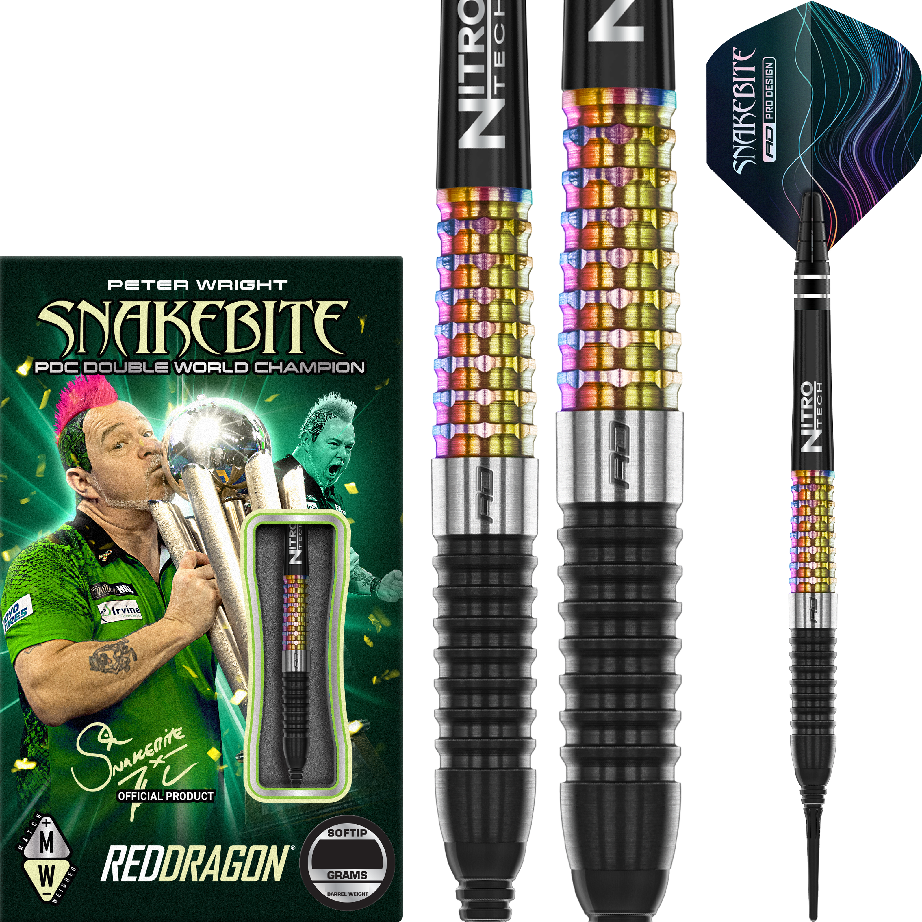 Red Dragon - Peter Wright Corra - Softdart